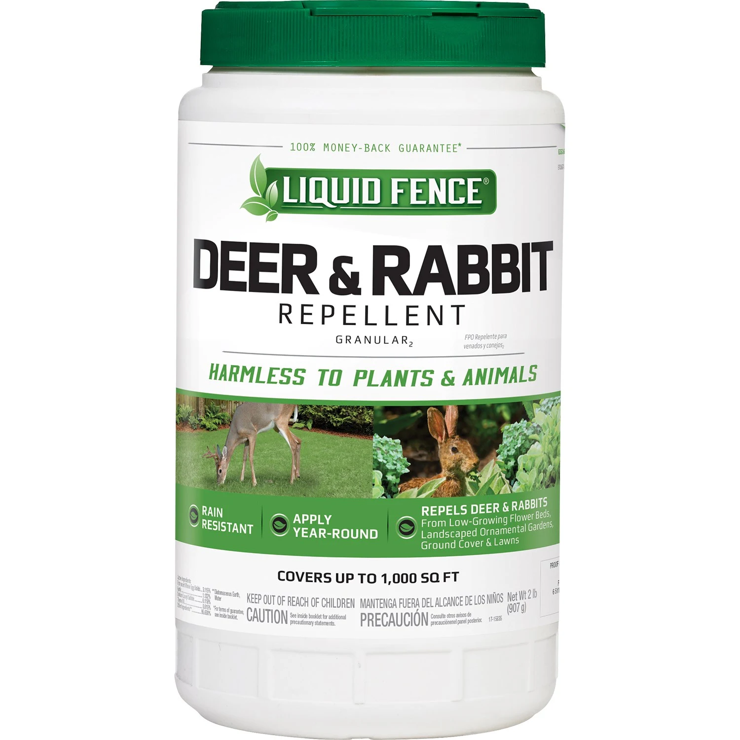 UNITED INDUSTRIES CORPORATION Liquid Fence 2# Deer & Rabbit Repellent Granular — Single Unit