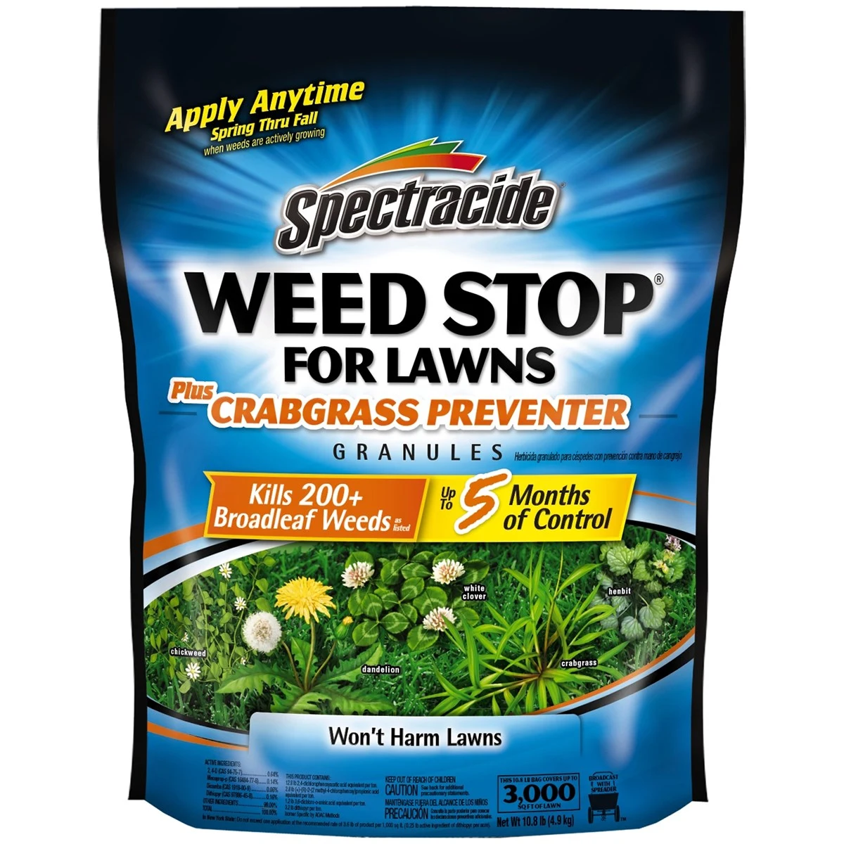 UNITED INDUSTRIES CORPORATION Spectracide 10.8# Weed Stop Crabgrass Grans — Single Unit