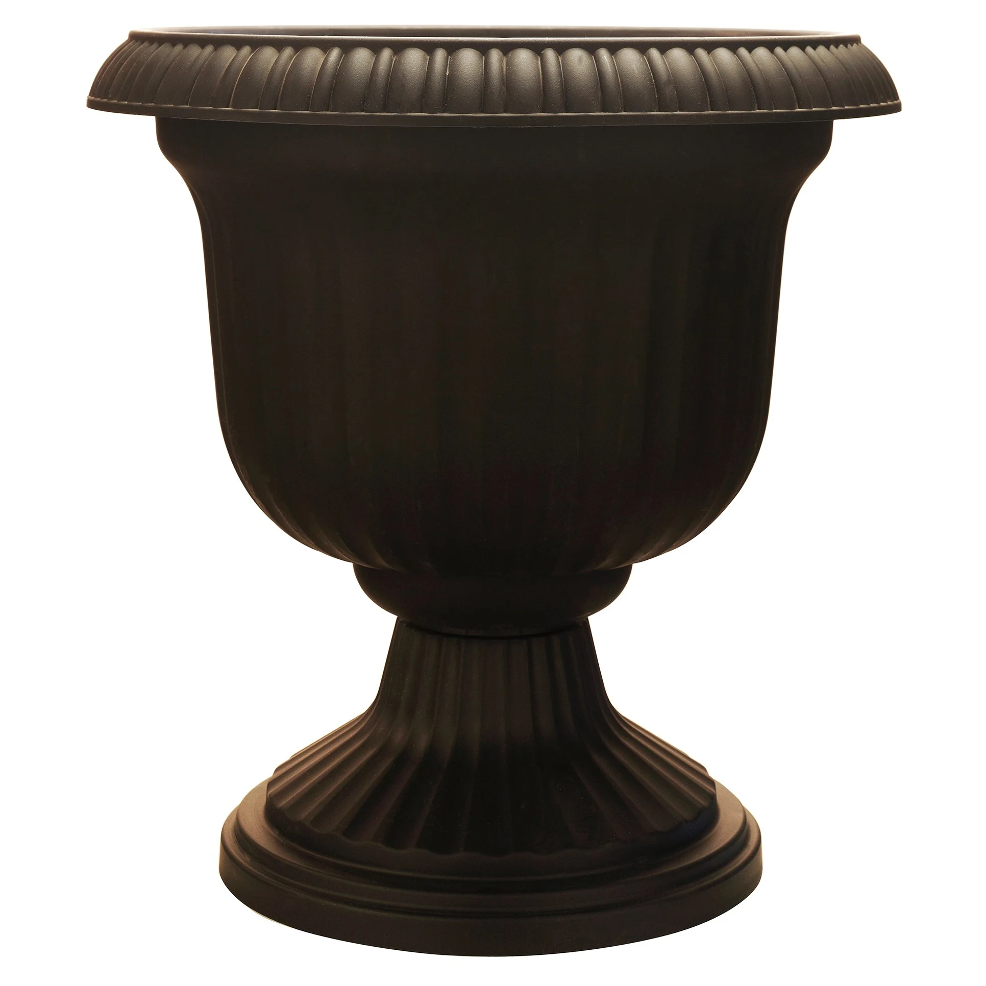 THE AMES COMPANIES, INC. Southern Patio 14" Utopian Urn Black — Single Unit