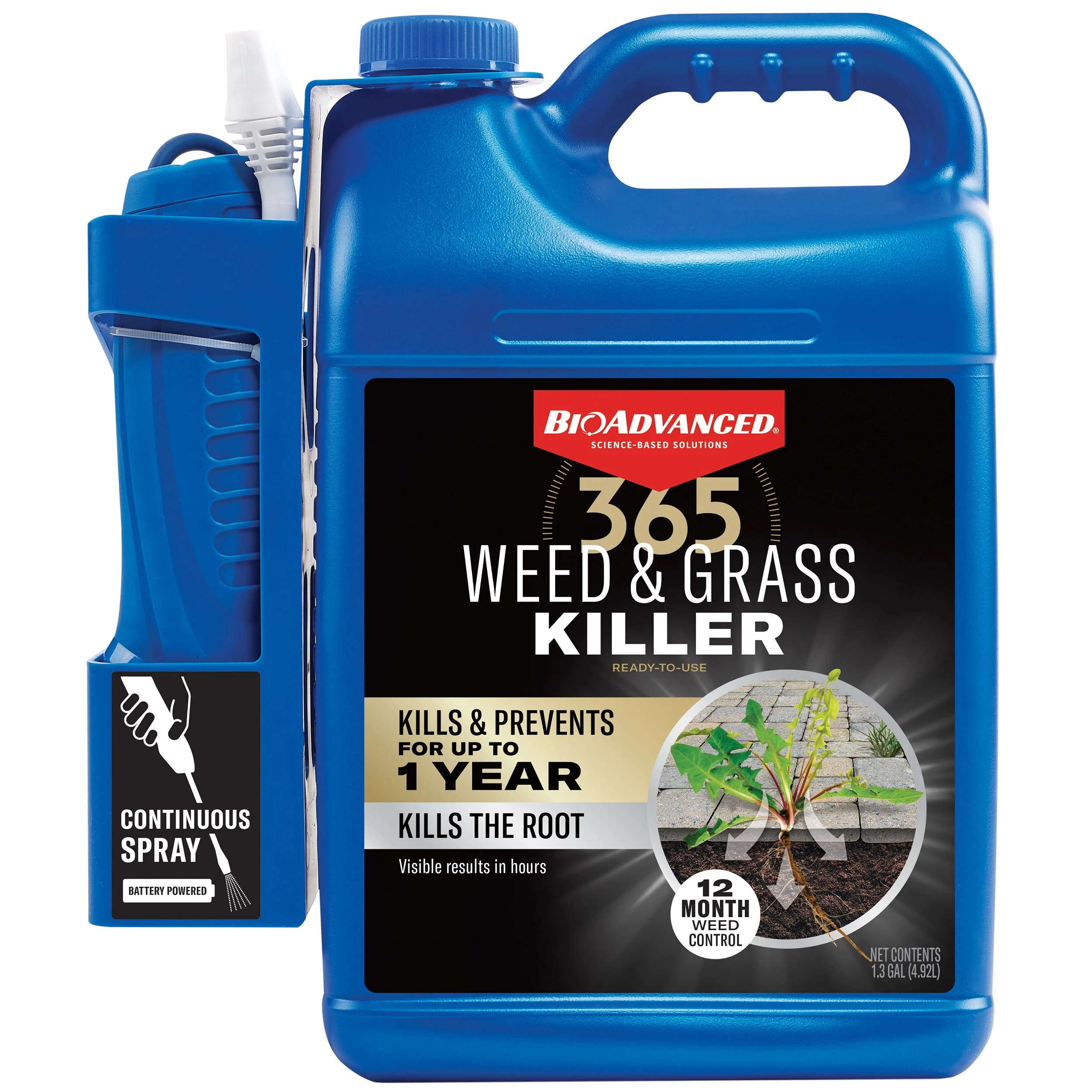 SBM LIFE SCIENCE CORP BioAdvanced 1.3gal 365 Weed & Grass Killer RTU — Single Unit