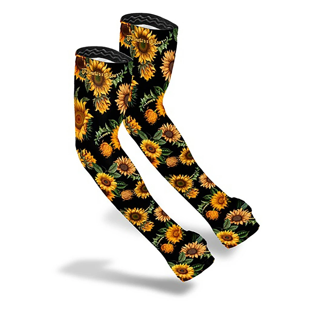 Farmers Defense Large/X-Large Protection Sleeves Golden Sunflower Black — Single Unit