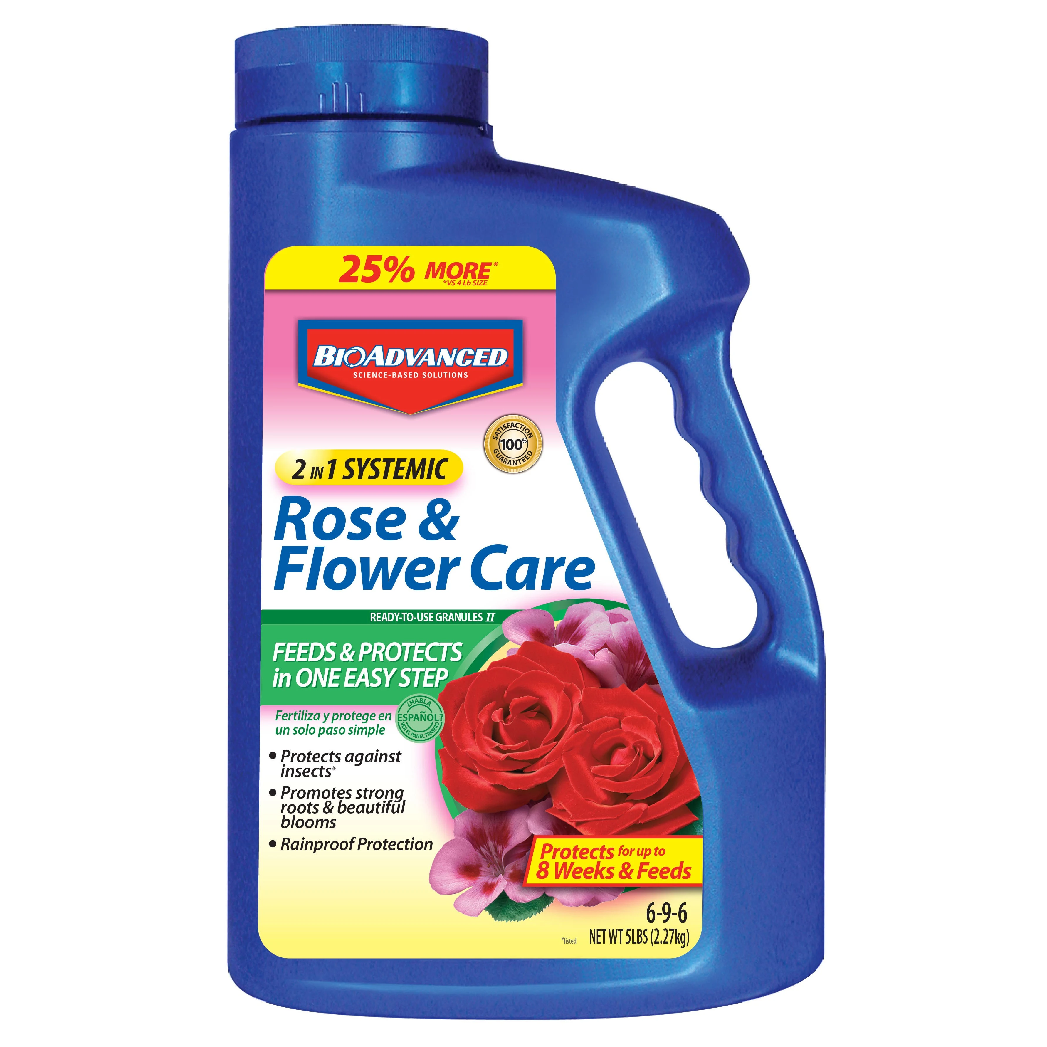 SBM LIFE SCIENCE CORP BioAdvanced 5# 2-In-1 Rose & Flower Granules Bonus Size (Keywords: Bayer ) — Single Unit