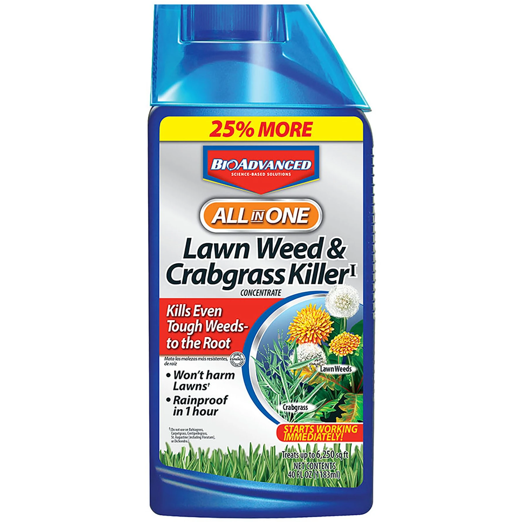 SBM LIFE SCIENCE CORP BioAdvanced 40oz All-In-One Lawn Weed Crabgrass Killer Concentrate (Keywords: Bayer ) — Single Unit