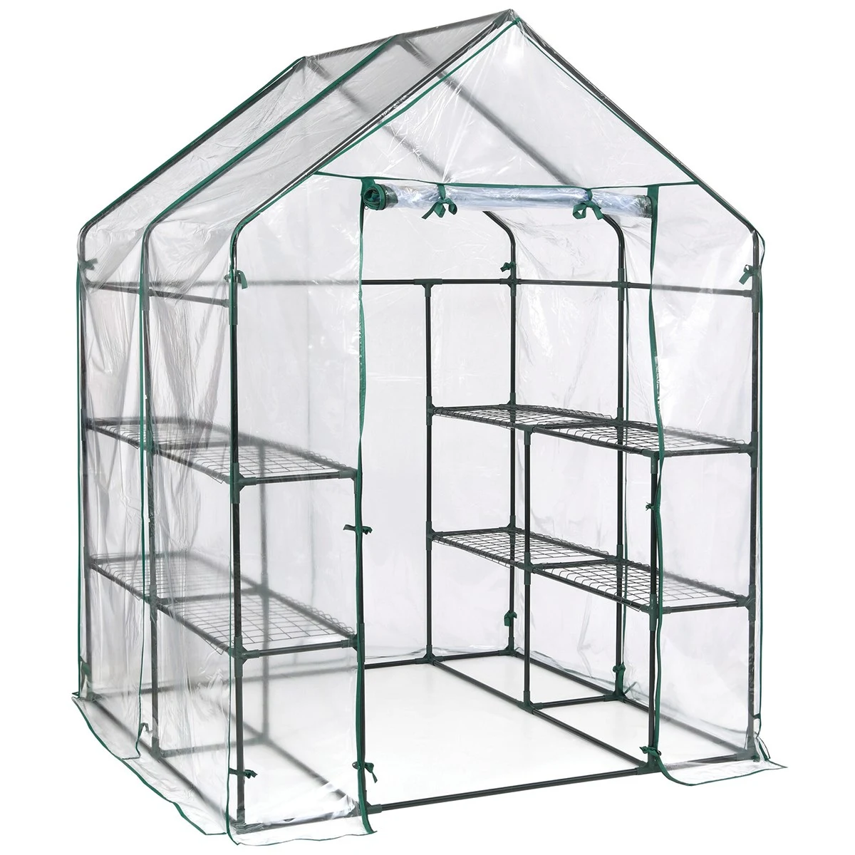 JINHUA D&D GARDEN TOOLS CO.LTD Gardener Select 58.2"x57.4"x76.7" Walk-In Greenhouse — Single Unit
