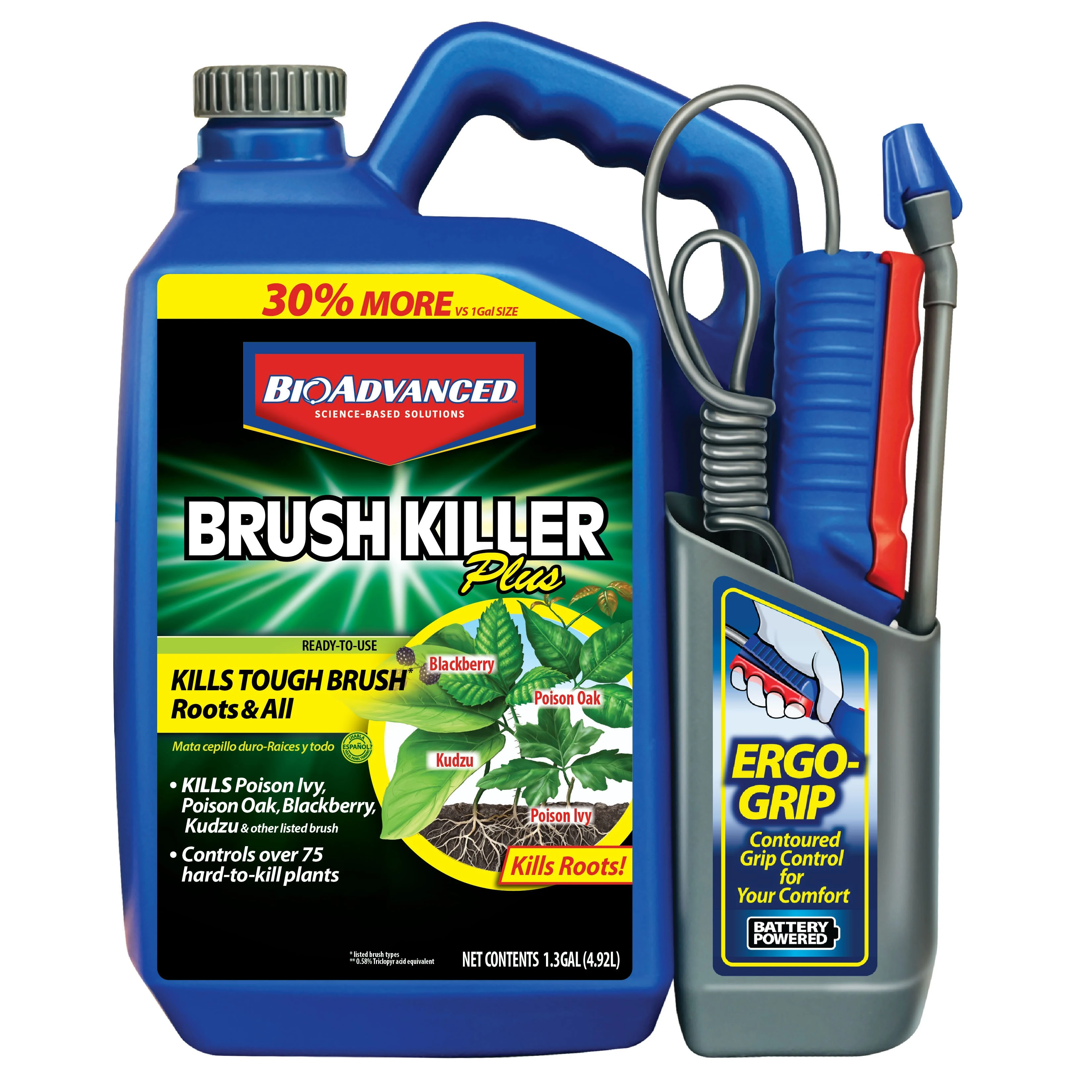 SBM LIFE SCIENCE CORP BioAdvanced 1.3gal Brush Killer RTU Power Sprayer — Single Unit