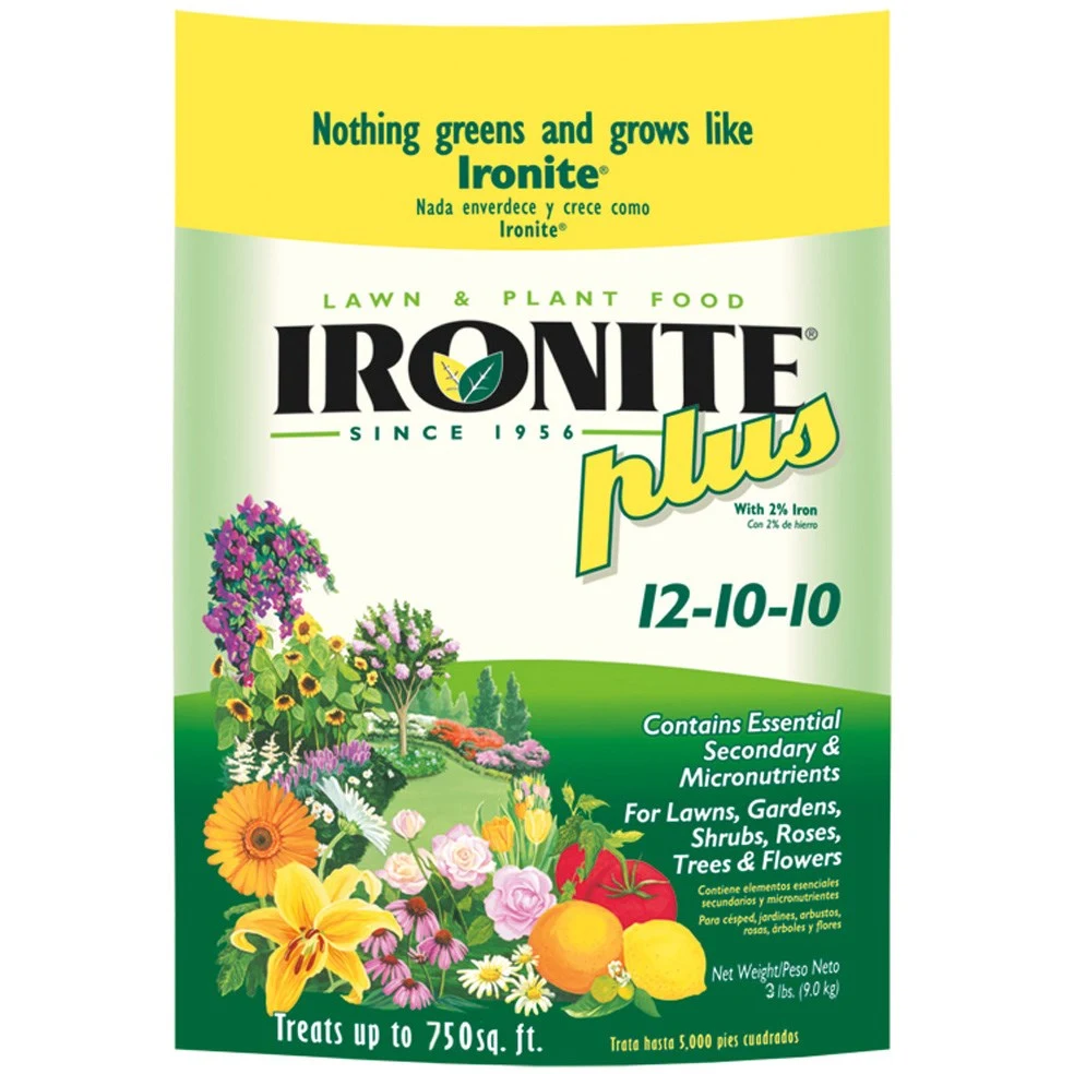 EXCEL Ironite Plus 3# Shrub Tree Plant Food Granular 12-10-10 — Single Unit
