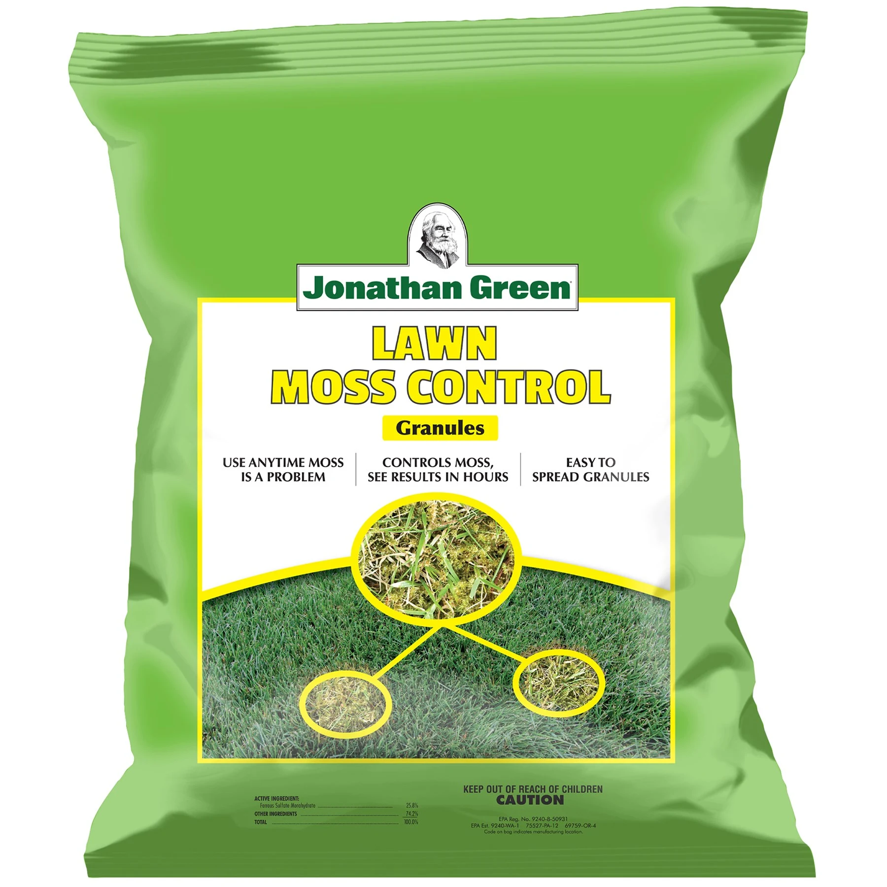 Jonathan Green 5M Moss Control Granules — Single Unit