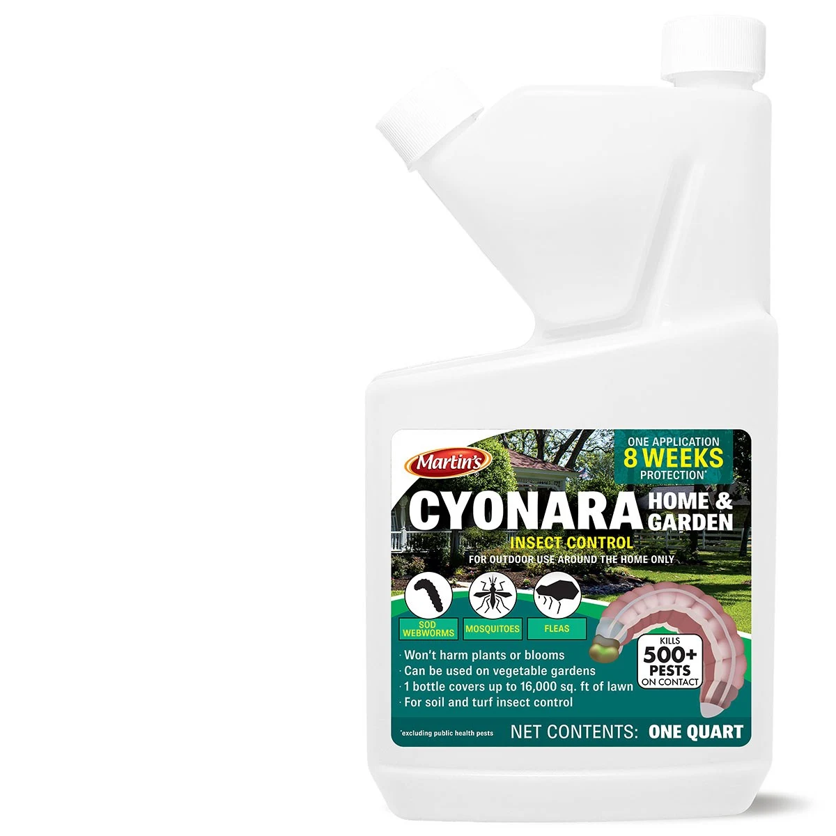 CONTROL SOLUTIONS, INC. Martin's 32oz Cyonara Home & Garden Insecticide Concentrate — Single Unit