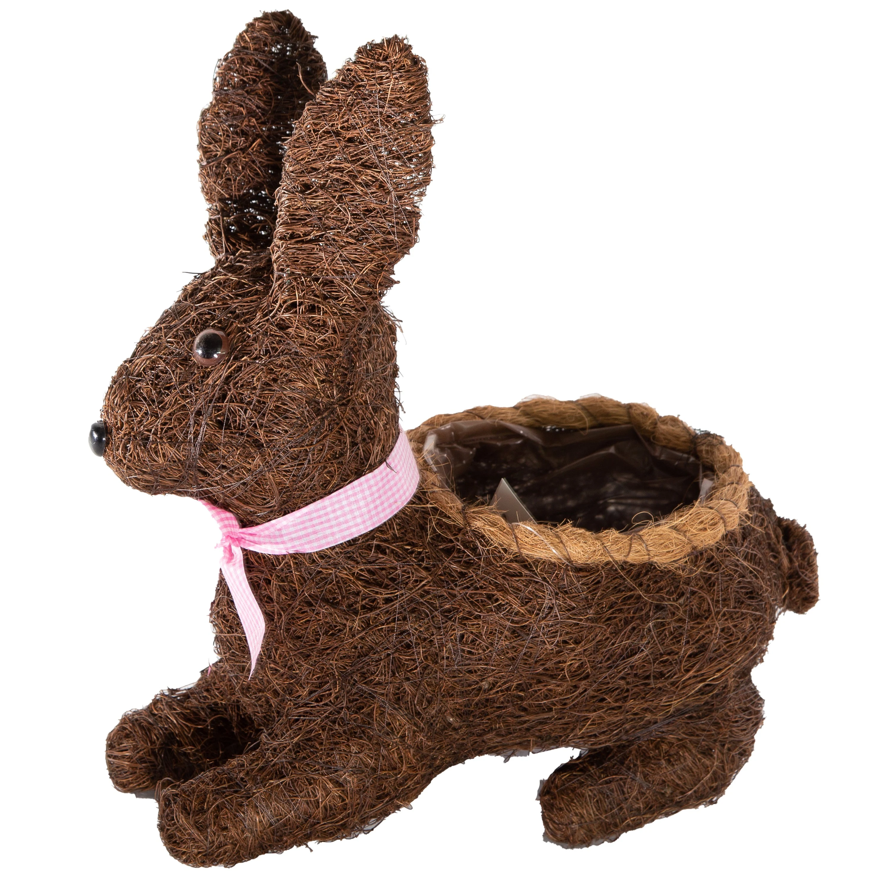 GUANGXI DU'AN DANYANG Gardener Select 5" Small Straw Rabbit Topiary — Single Unit