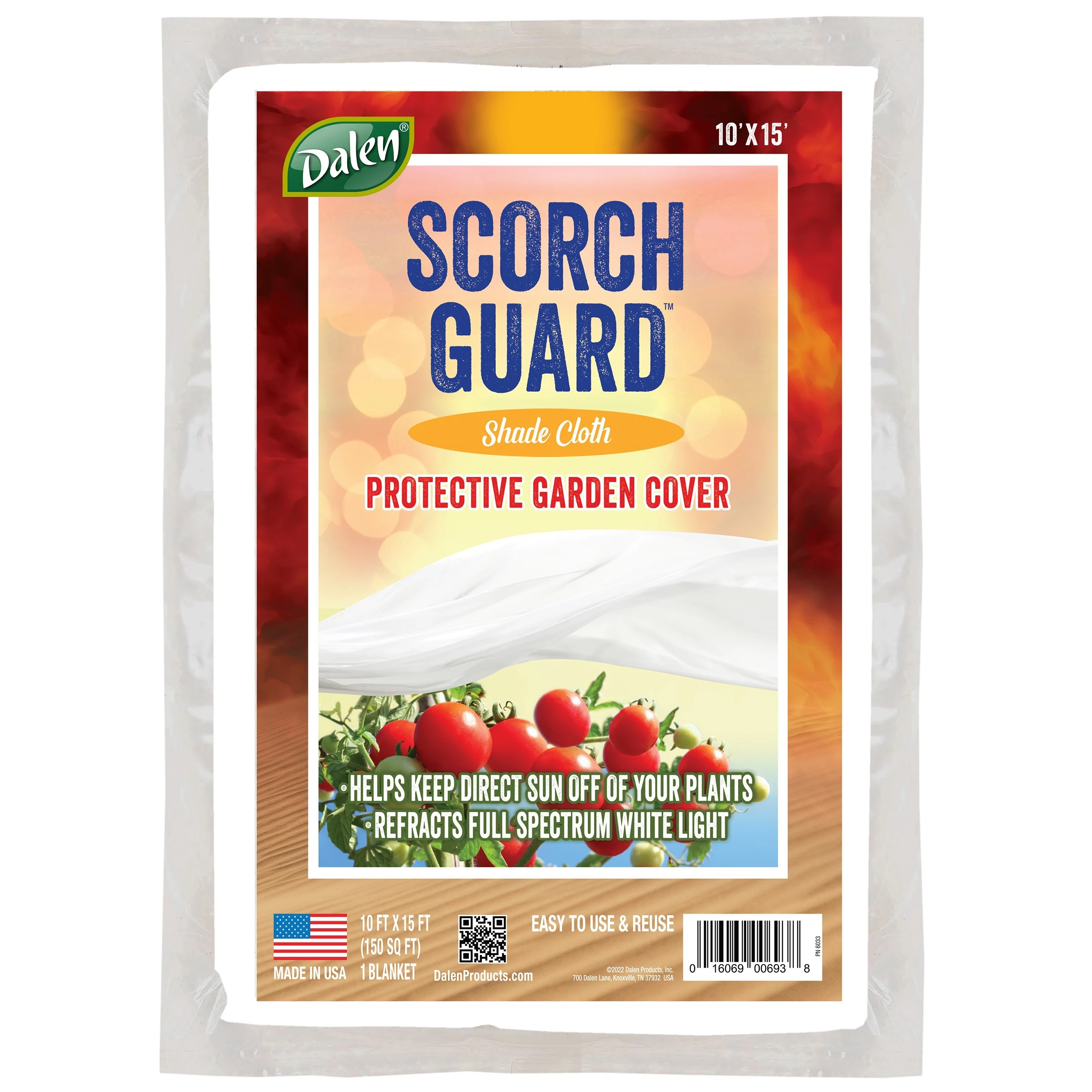DALEN PRODUCTS, INC. Dalen 15'x15' Gard'N Scorch Guard — Single Unit