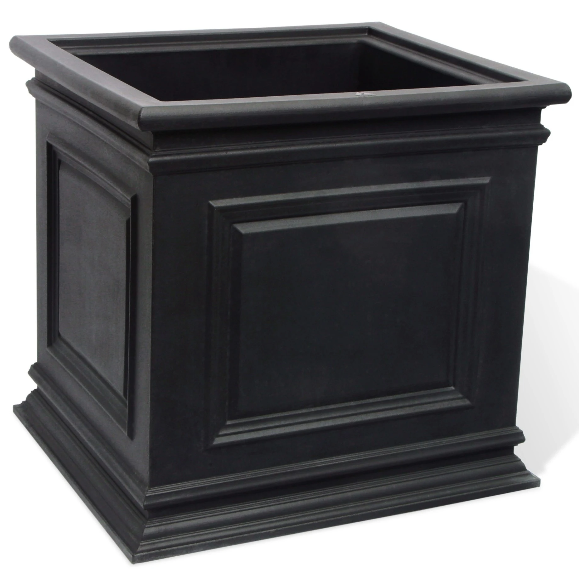 ALGREEN PRODUCTS Algreen 20" Covington Self Water Planter Black — Single Unit