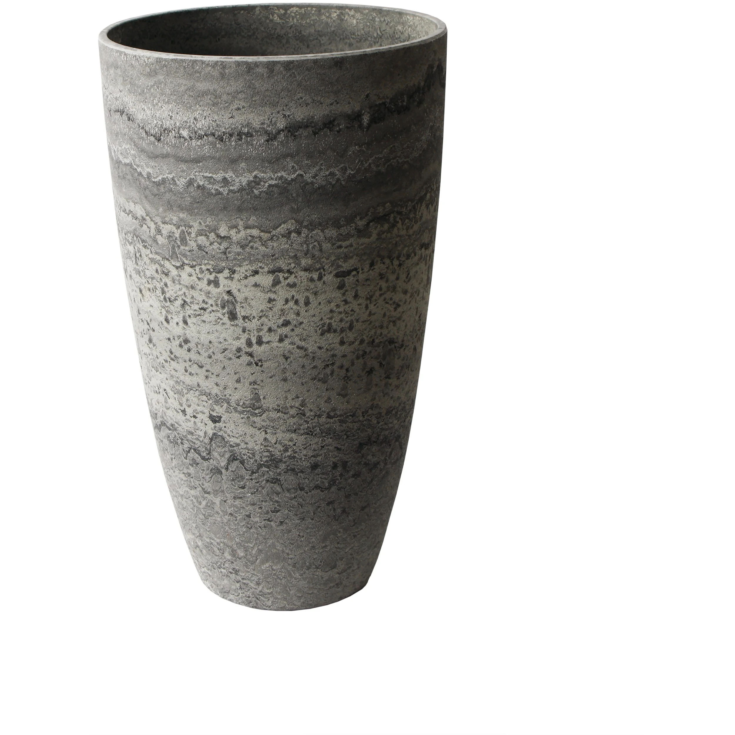 ALGREEN PRODUCTS Algreen Acerra Curved 20" Tall Vase Marble — Single Unit