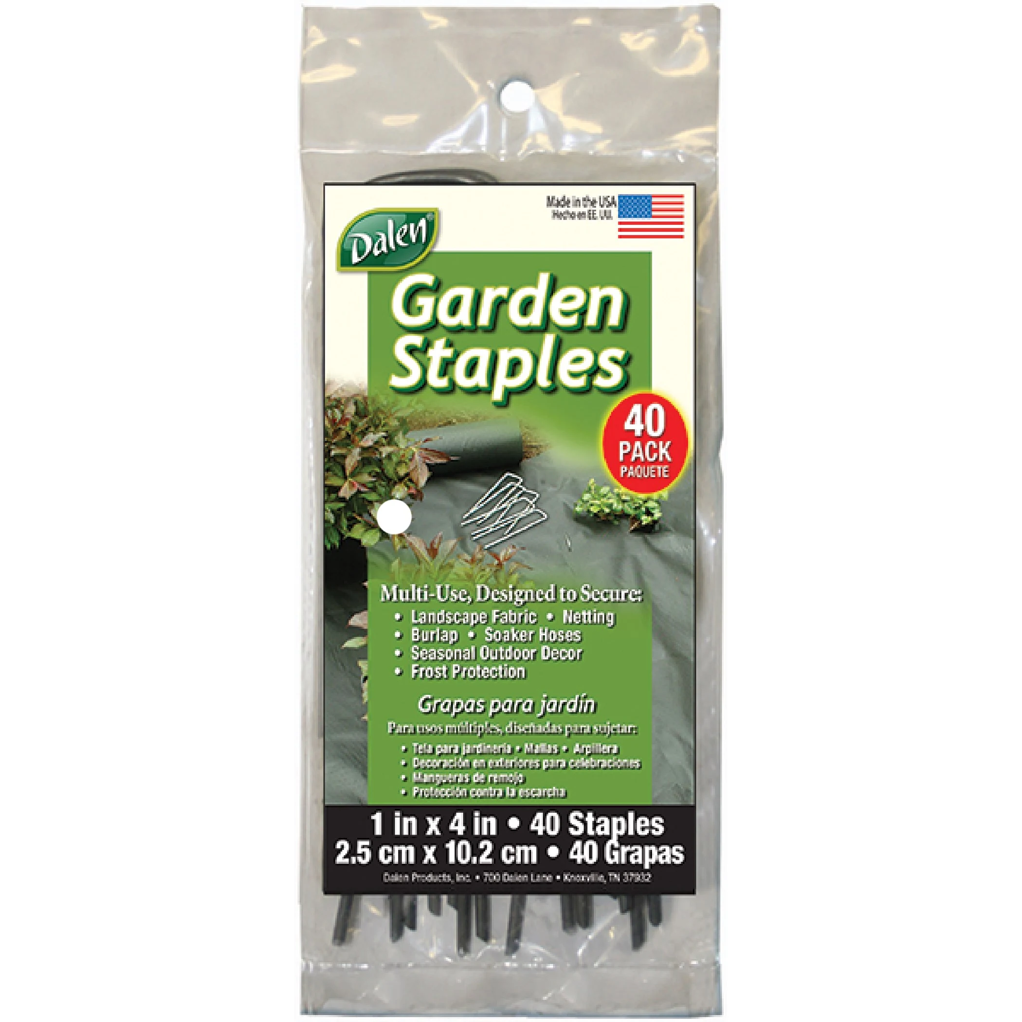 DALEN PRODUCTS, INC. Dalen 40ct Garden Staples — Single Unit