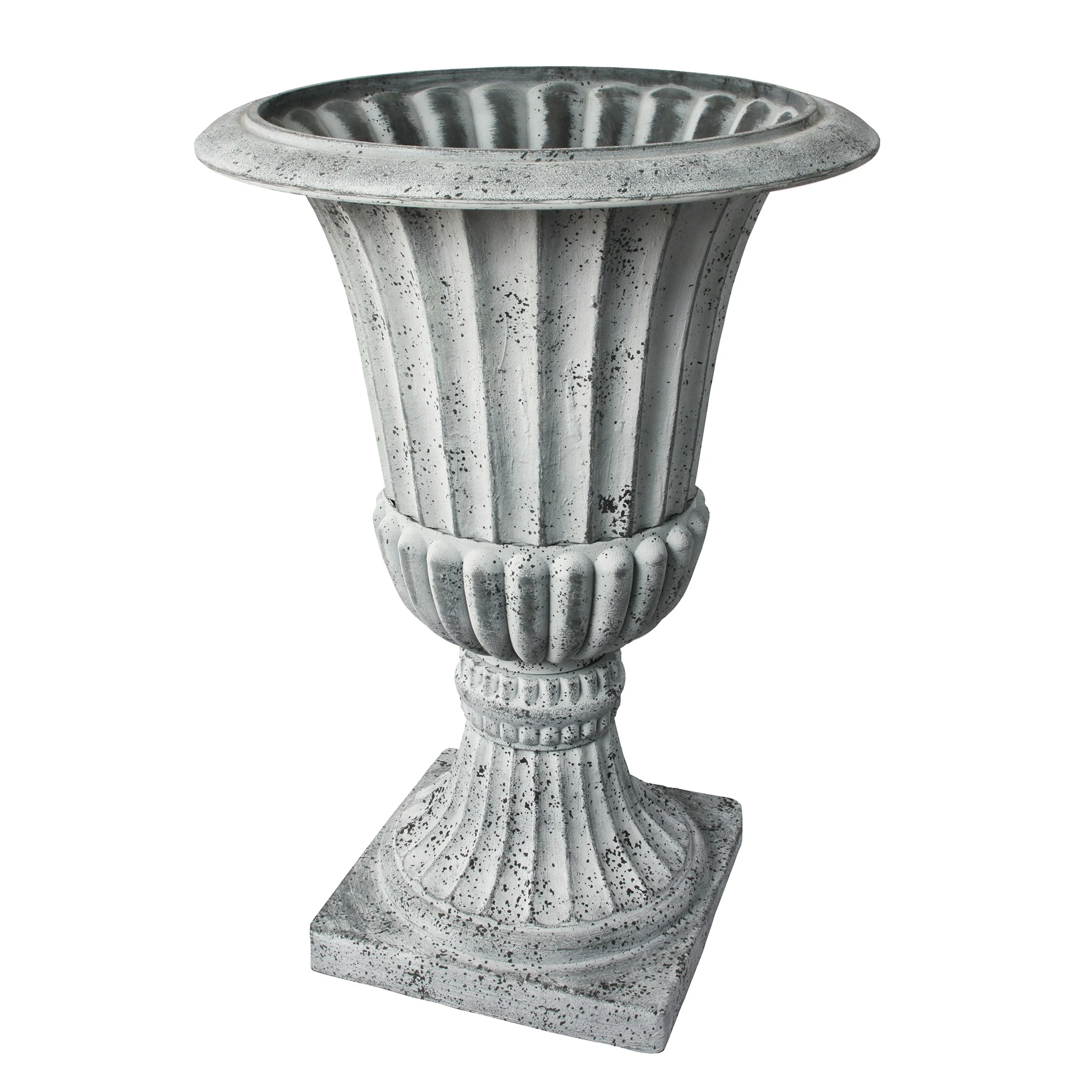 ALGREEN PRODUCTS Algreen Acerra 30" Urn Concrete — Single Unit