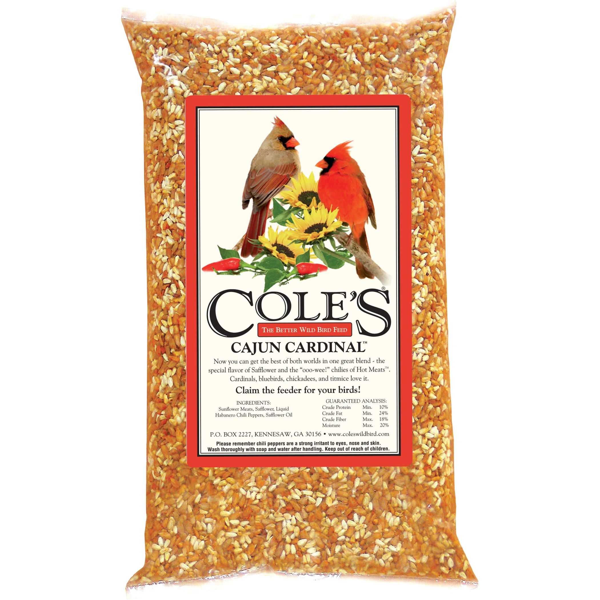 COLES WILD BIRD PRODUCTS CO Coles 10# Cajun Cardinal Blend MADE IN THE USA — Single Unit