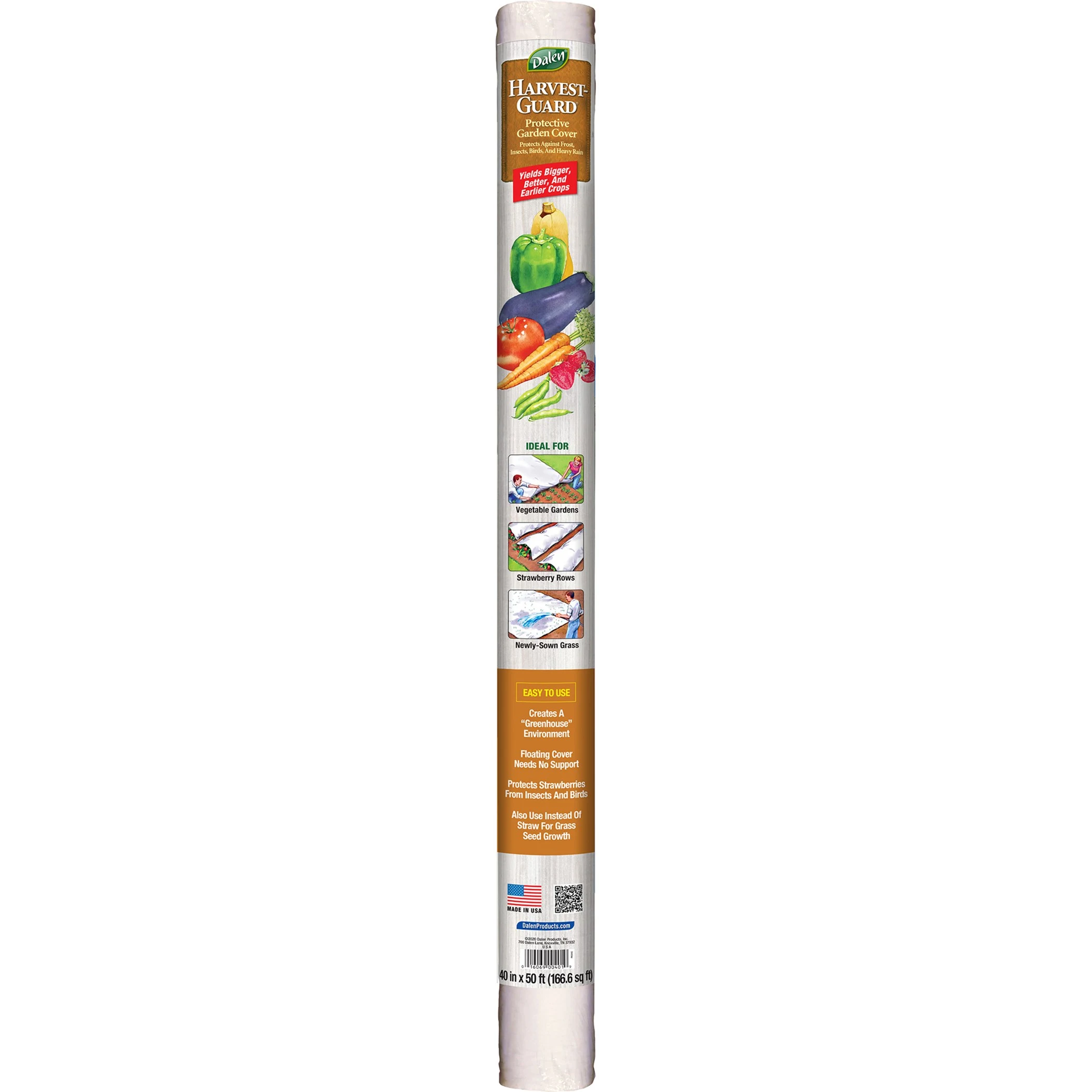 DALEN PRODUCTS, INC. Dalen 40"x50' Harvest Guard Lawn Seeding Cover On Rolls — Single Unit
