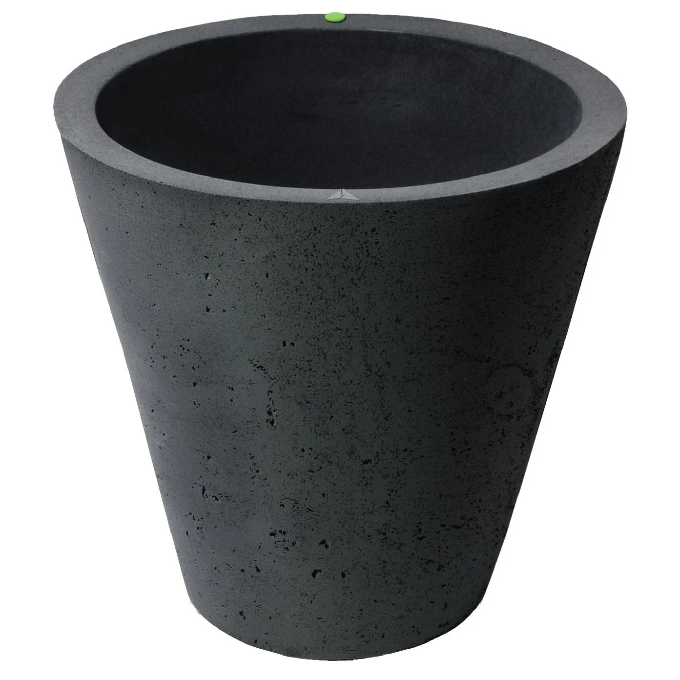 ALGREEN PRODUCTS Algreen 20" Crete Self Water Planter Black — Single Unit
