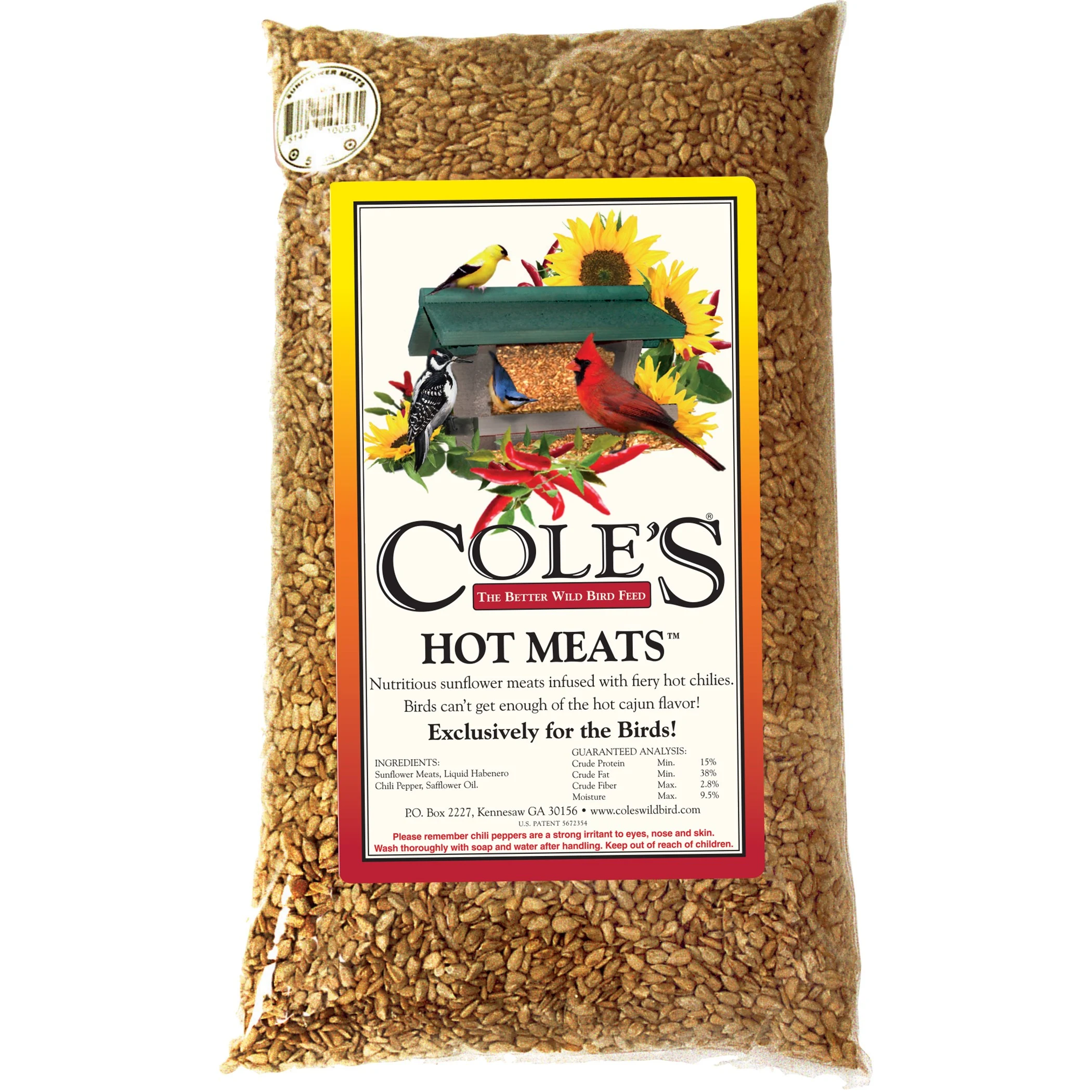 COLES WILD BIRD PRODUCTS CO Coles 10# Hot Meats Seed MADE IN THE USA — Single Unit