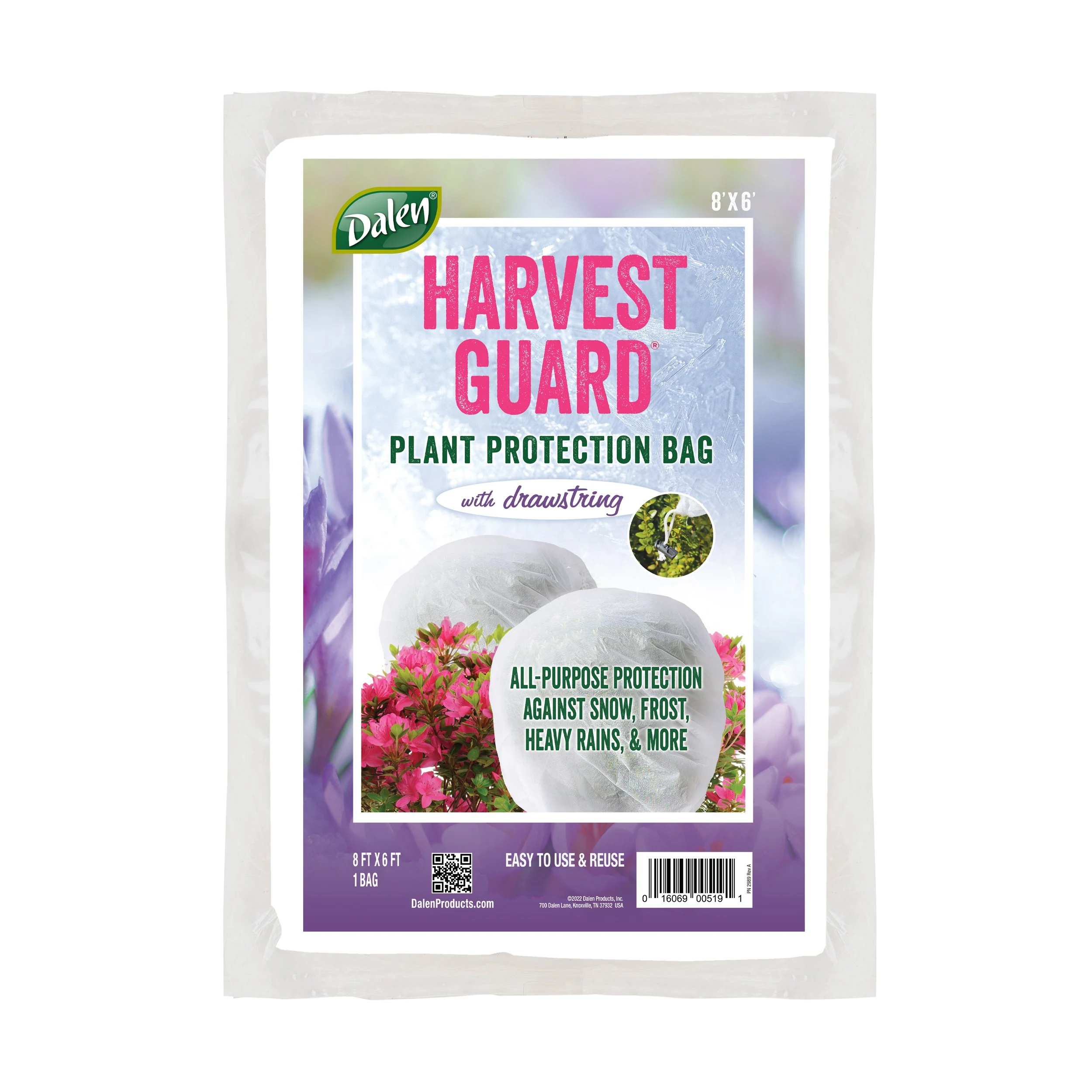 DALEN PRODUCTS, INC. Dalen 8'x6' Harvest Guard Shrub Protection Bag — Single Unit