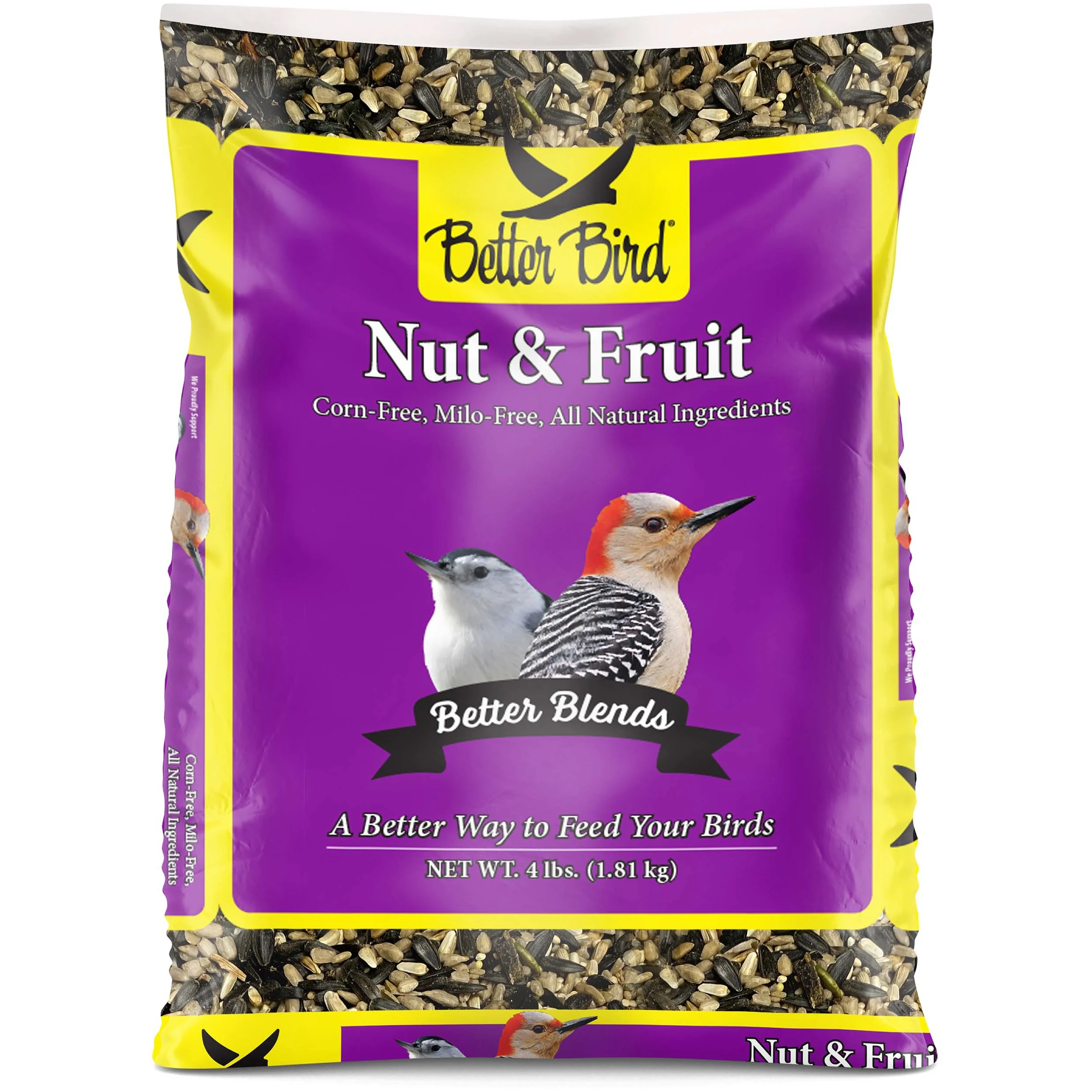 D & D COMMODITIES LTD Better Bird 4# Nut & Fruit Bird Seed — Single Unit