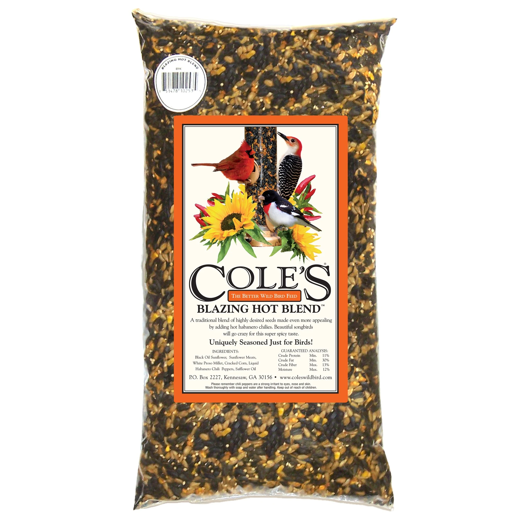 COLES WILD BIRD PRODUCTS CO Coles 20# Blazing Hot Blend MADE IN THE USA — Single Unit