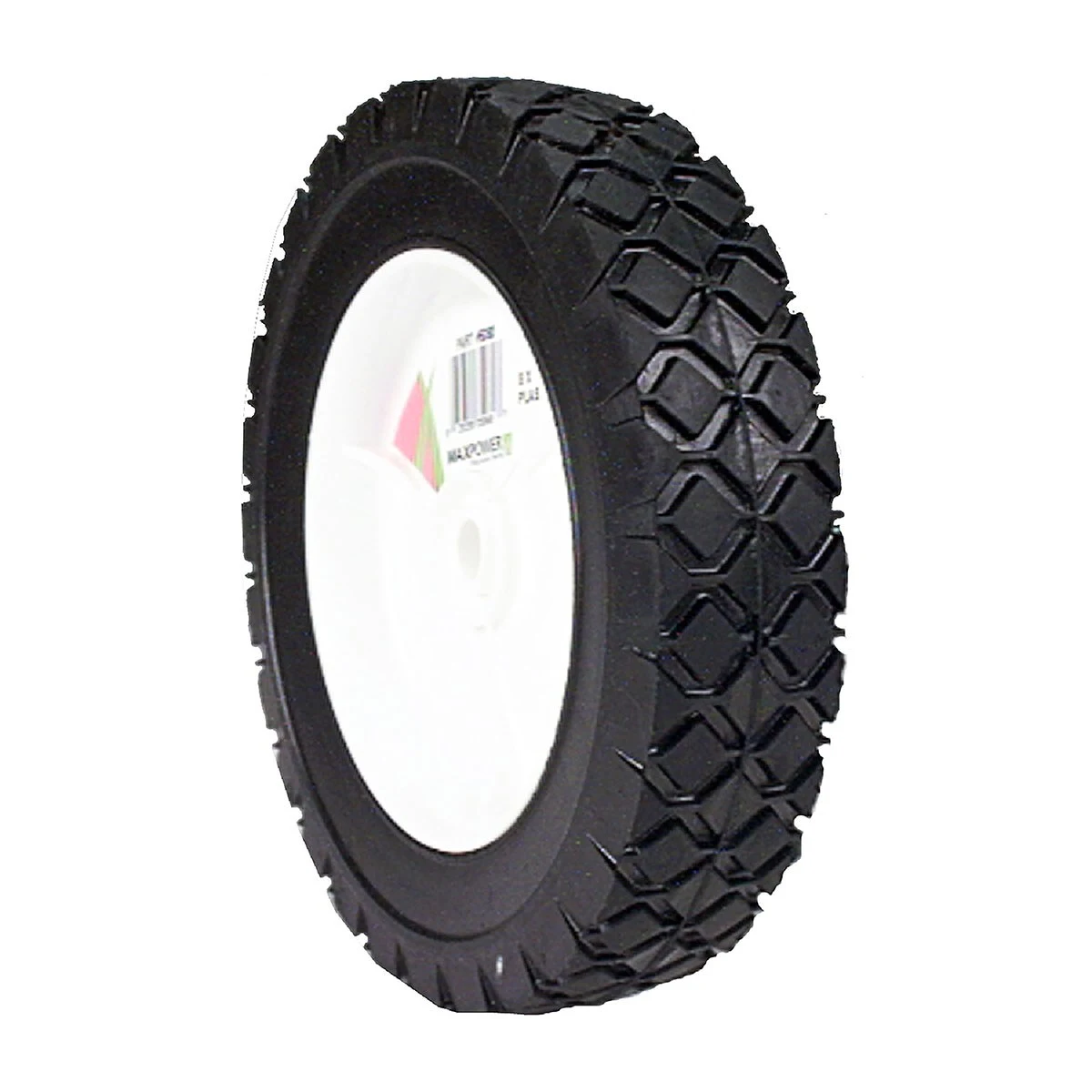 MAXPOWER PRECISION PARTS Maxpower 8" Plastic Wheel Diamond Tread — Single Unit