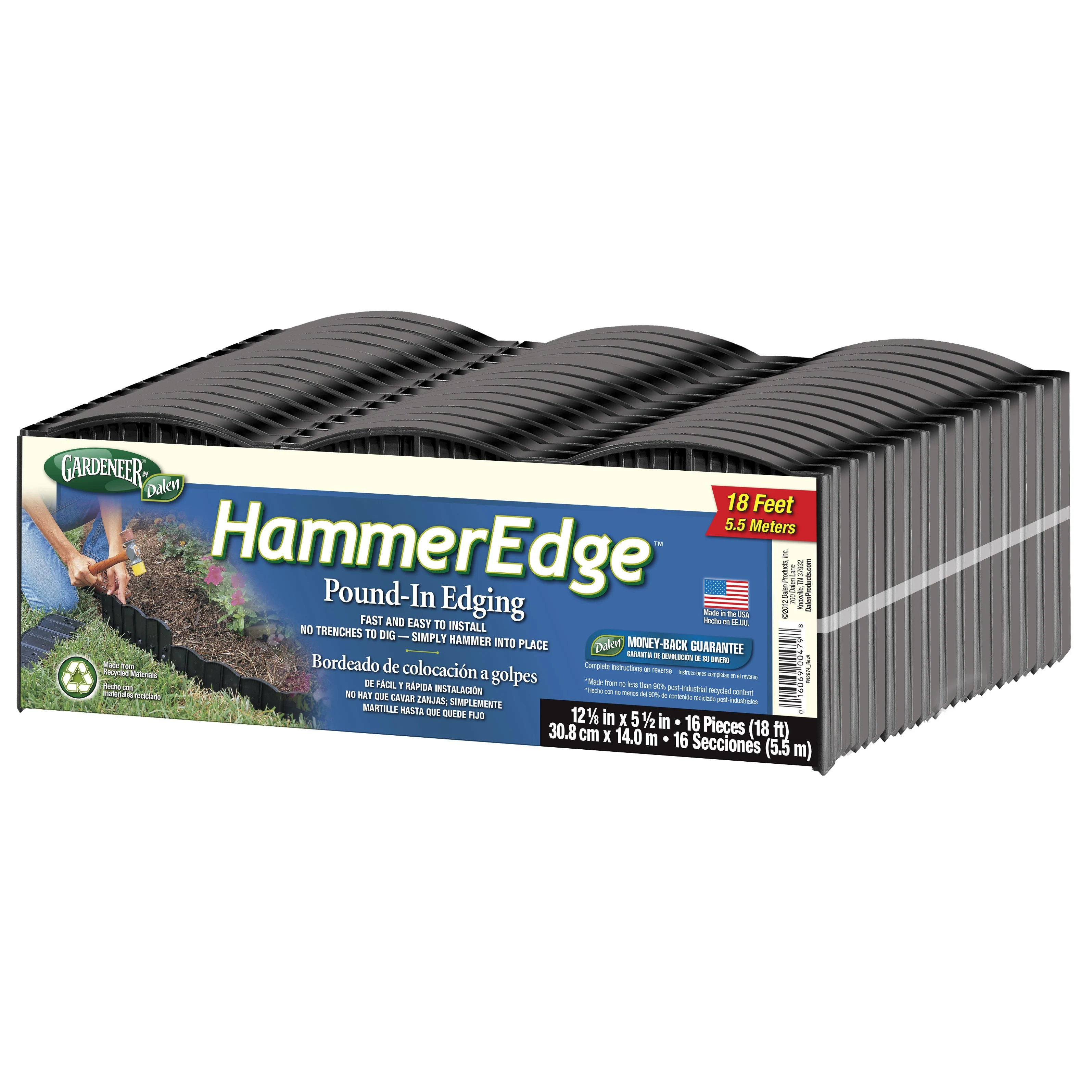 DALEN PRODUCTS, INC. Dalen 18' HammerEdge Black — Single Unit