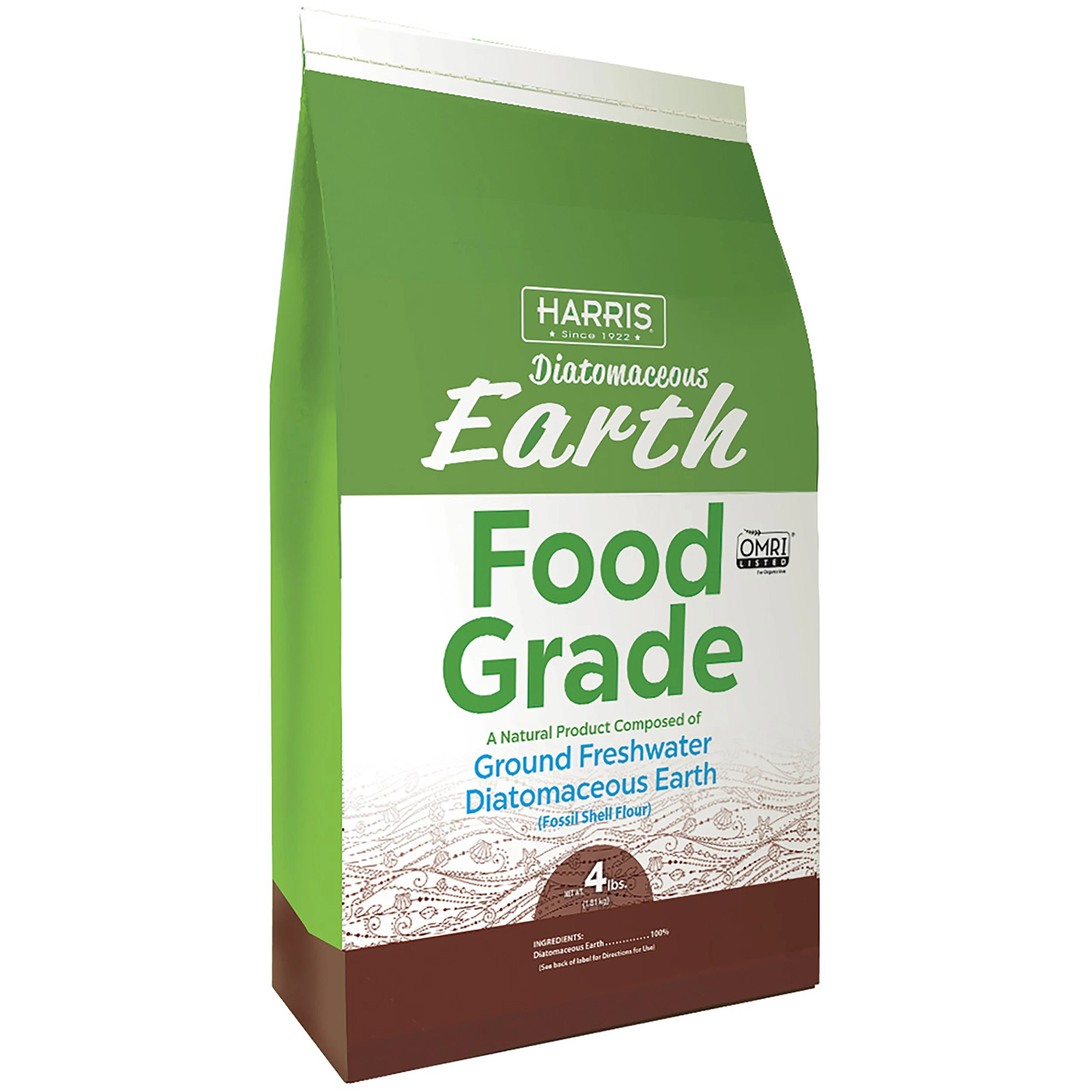 HALPERN IMPORT COMPANY INC. Harris 4lb Food Grade Diatomaceous Earth w/o Duster — Single Unit