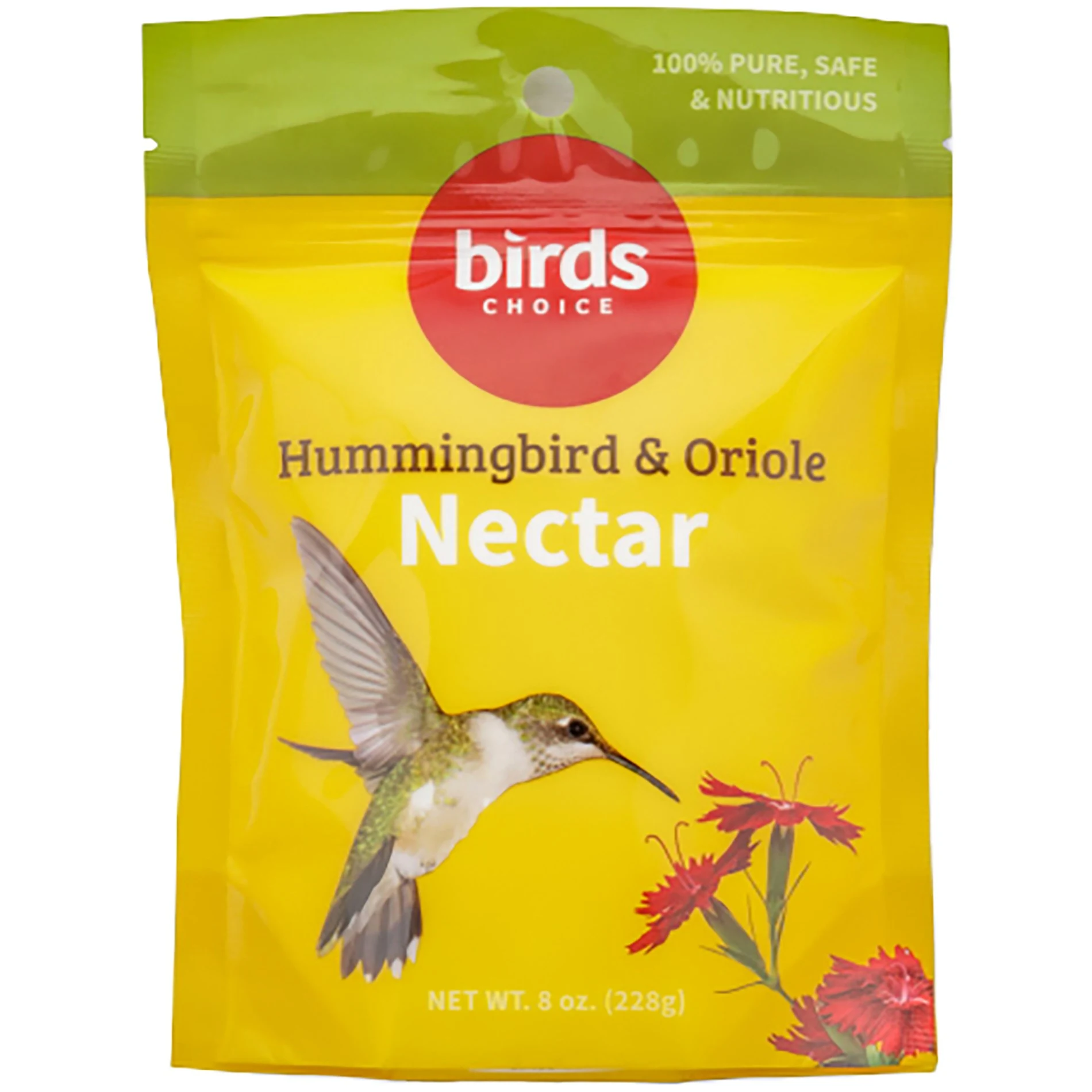 BACKYARD NATURE PRODUCTS INC Birds Choice 8oz Hummingbird & Oriole Nectar Resealable Pouch — Single Unit