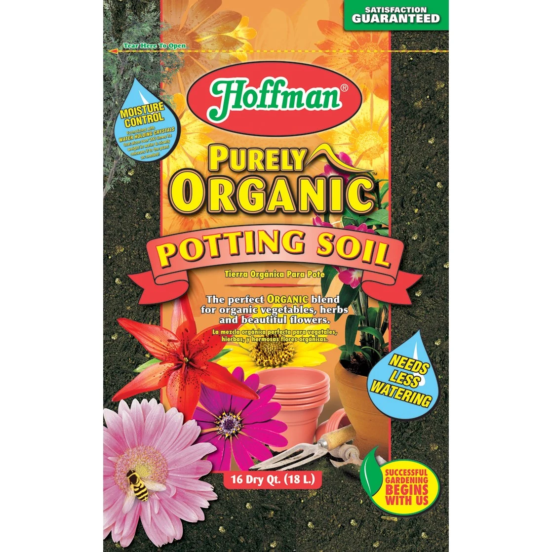 GOOD EARTH ORGANICS CORP. INC. Hoffman 16qt Organic Potting Soil — Single Unit