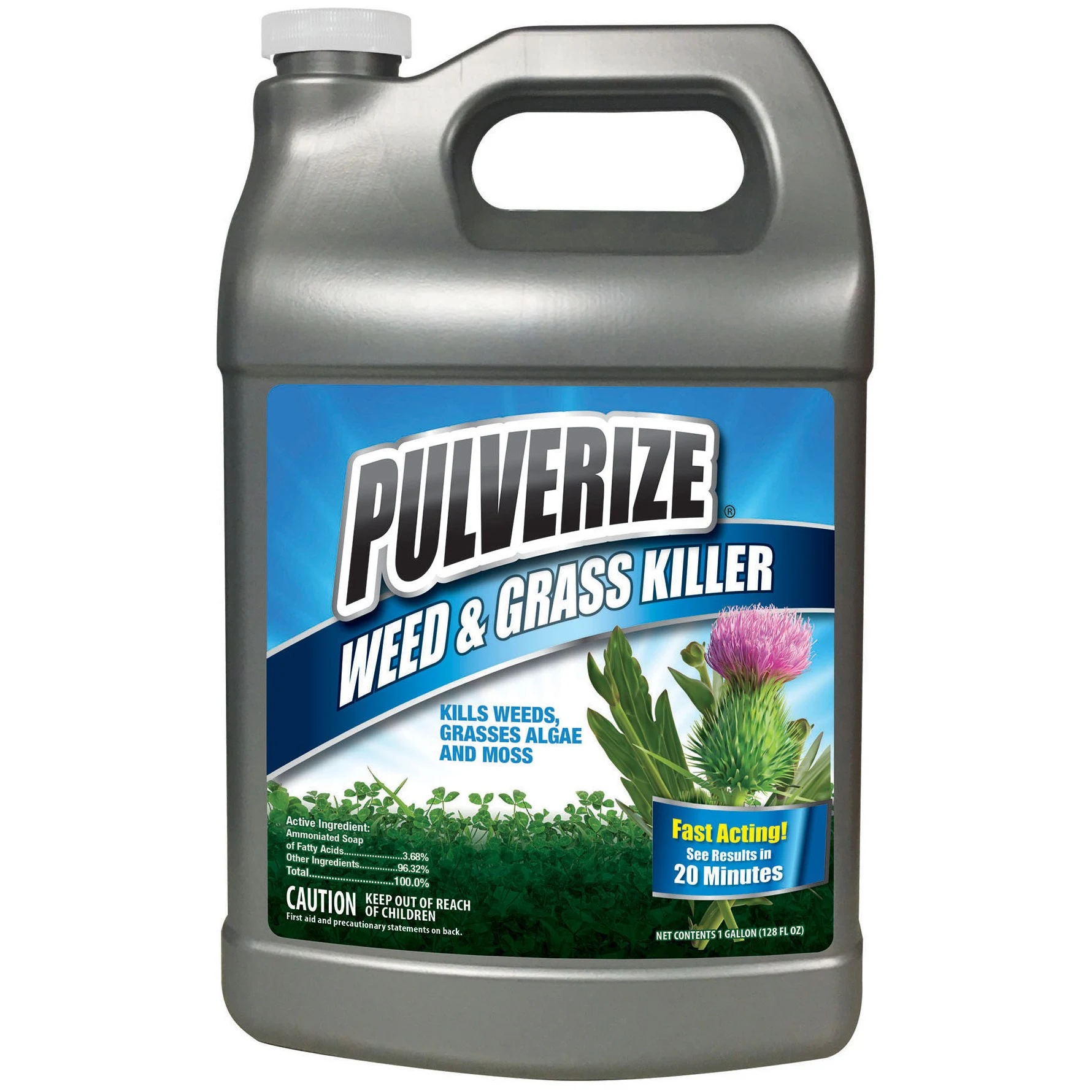 MESSINAS Pulverize 1gal Weed & Grass Killer Nested Trigger Ready to Use — Single Unit