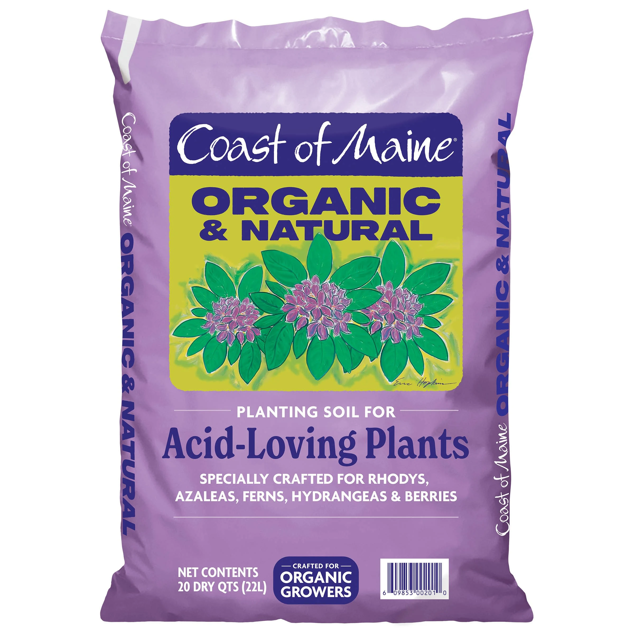 COAST OF MAINE ORGANIC PRODUCT CME 20qt Acid Loving Planting Soil — Single Unit