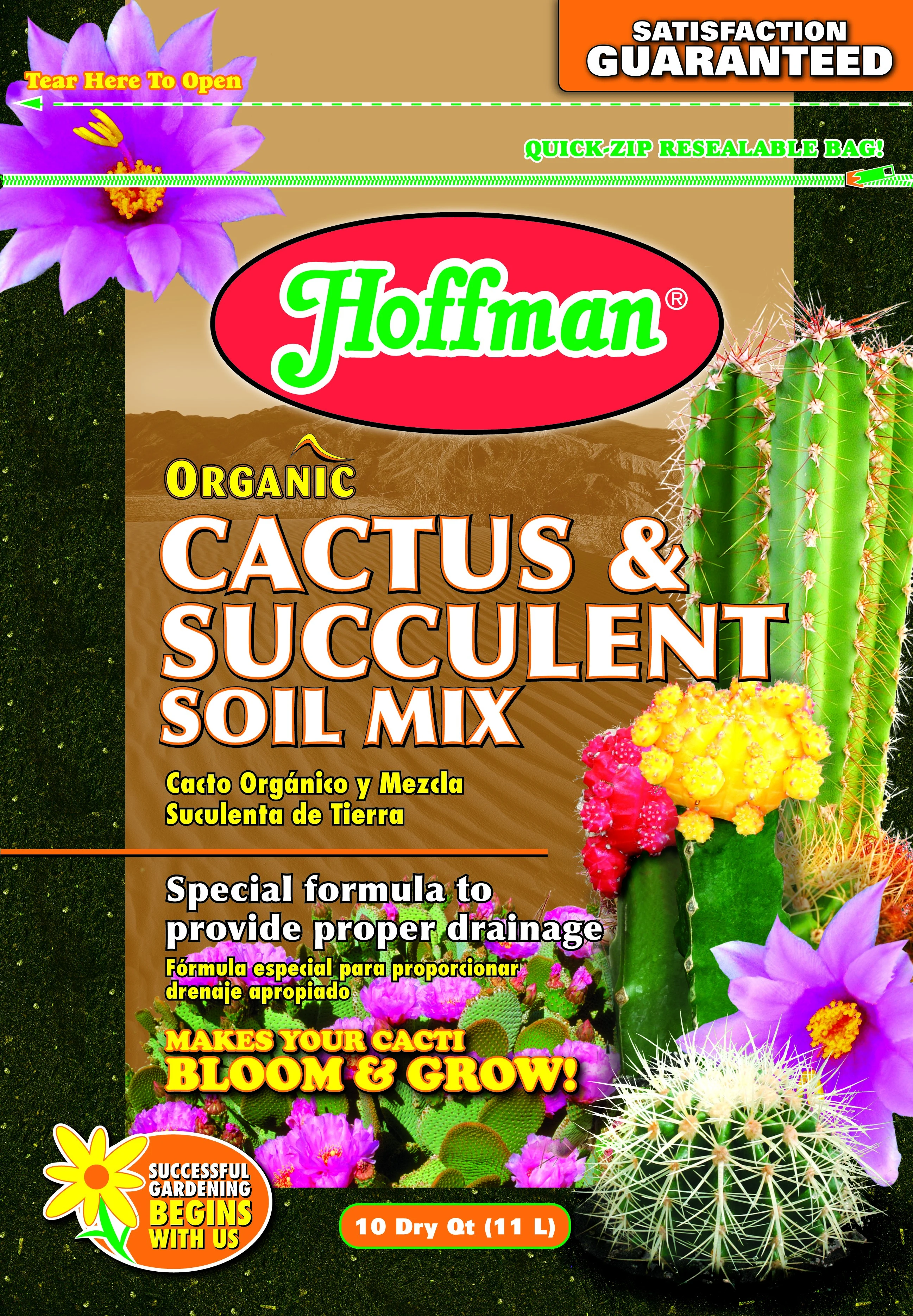 GOOD EARTH ORGANICS CORP. INC. Hoffman 10qt Cactus & Succulent Soil Mix — Single Unit