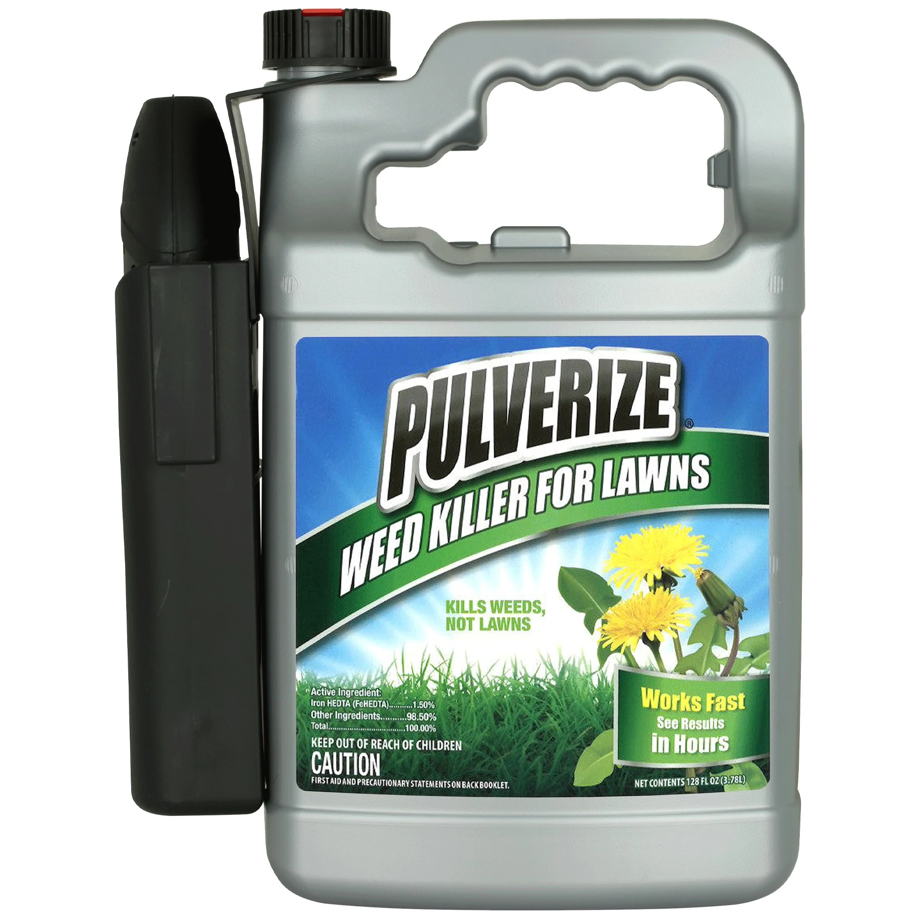MESSINAS Pulverize 1gal Weed Killer Lawn with Battery Sprayer Ready to Use — Single Unit