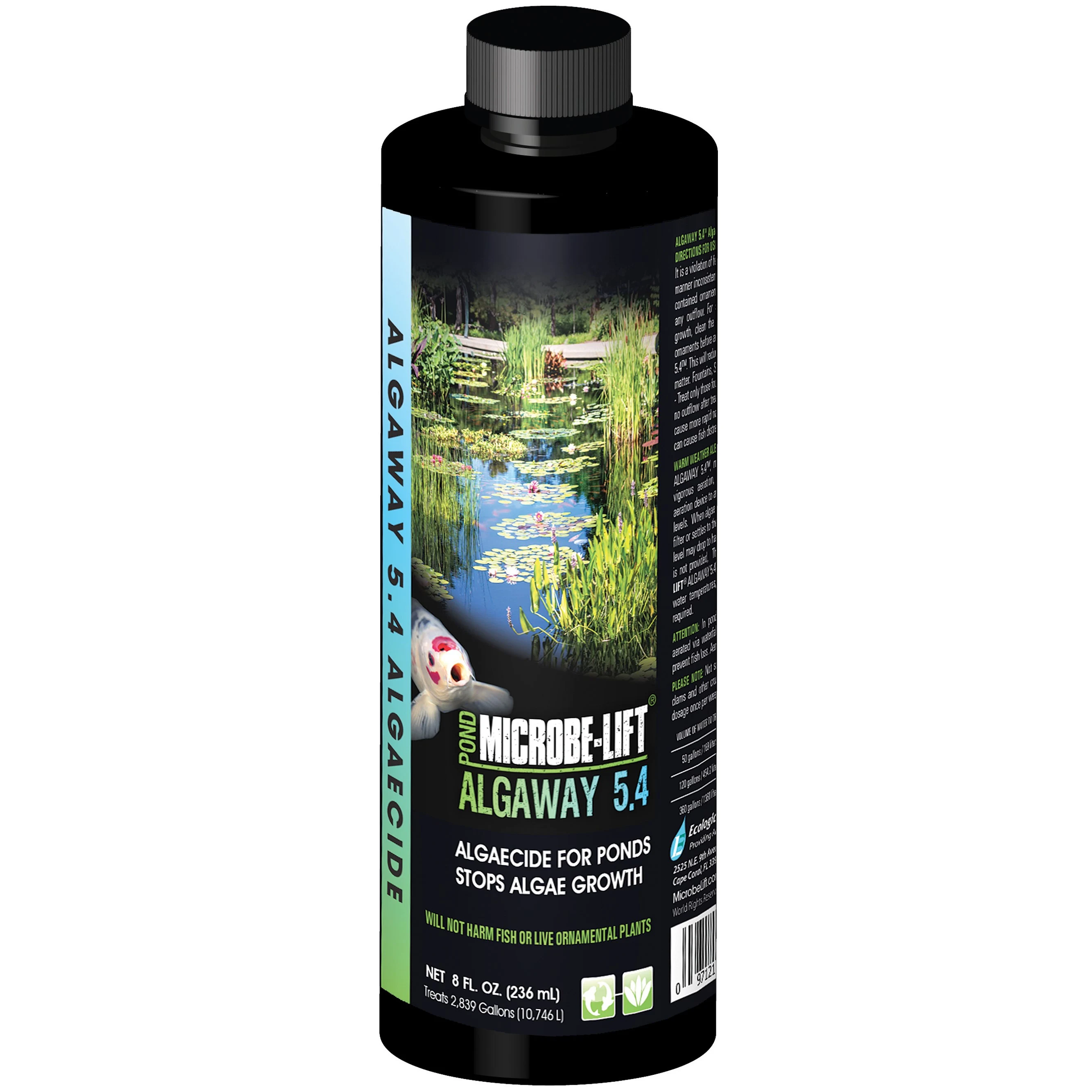 ECOLOGICAL LABS INC Eco Labs 8oz Microbe Lift Algaway 5.4 — Single Unit