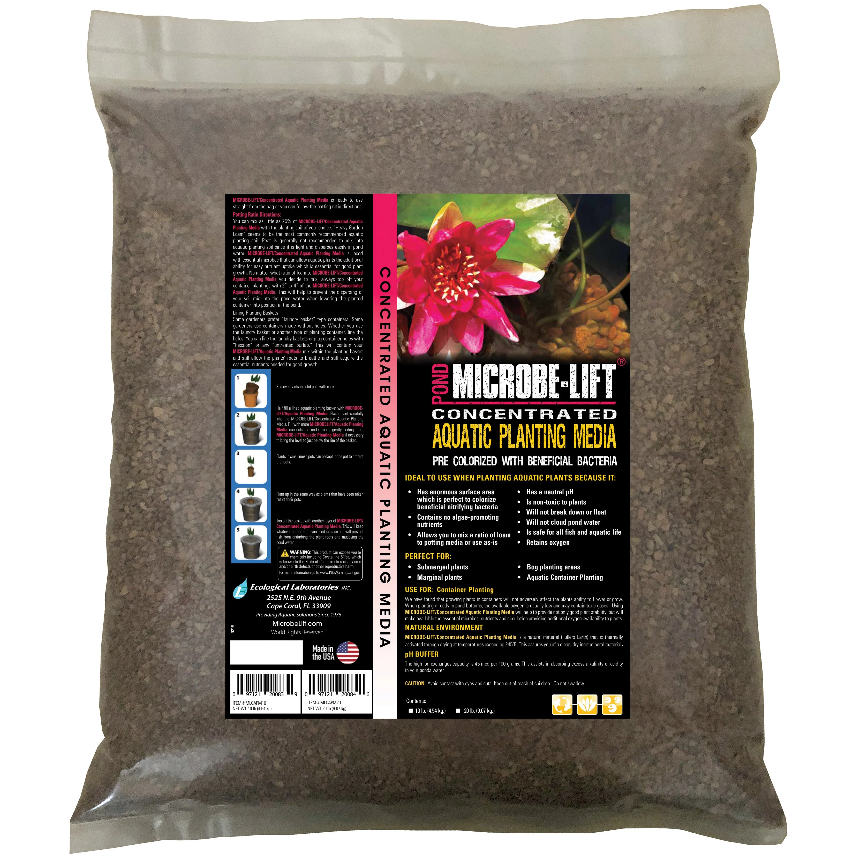 ECOLOGICAL LABS INC Eco Labs 10# Aquatic Planting Media — Single Unit