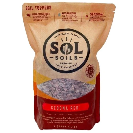Sol Soils 1qt Topper Sedona Red — Single Unit