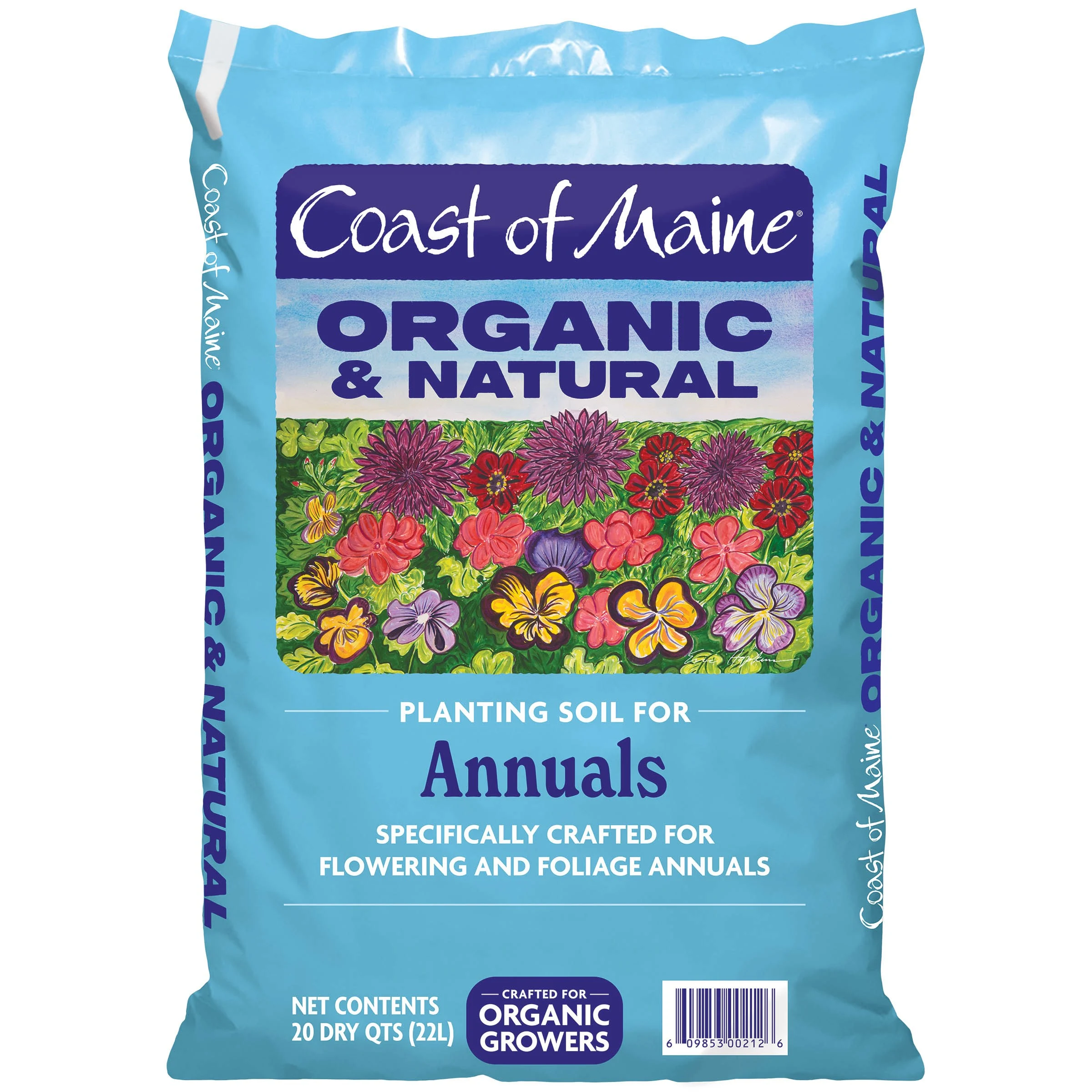 COAST OF MAINE ORGANIC PRODUCT CME 20qt Annual Planting Mix — Single Unit