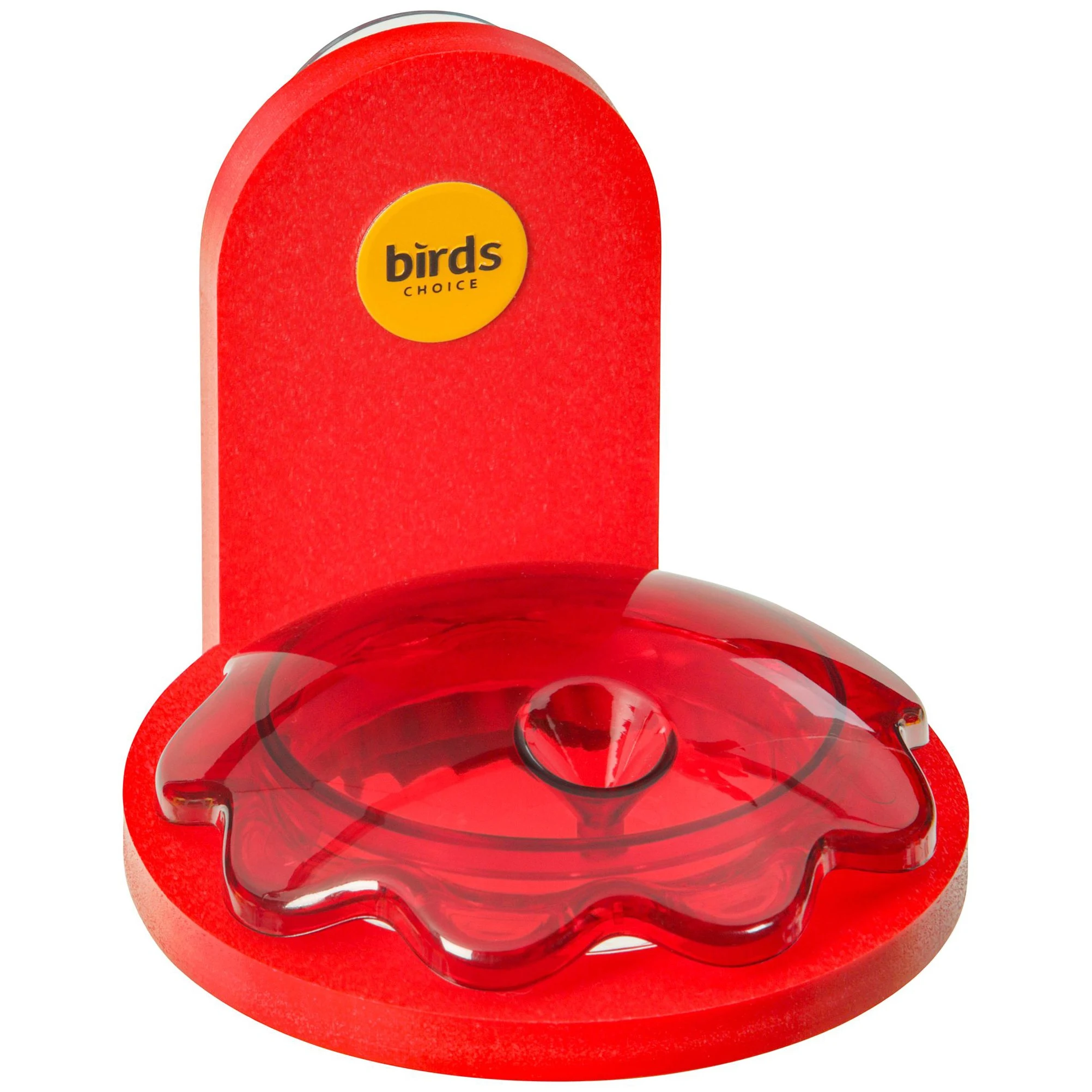 BACKYARD NATURE PRODUCTS INC Birds Choice Window Mount Hummingbird Feeder Recycled Plastic Red — Single Unit