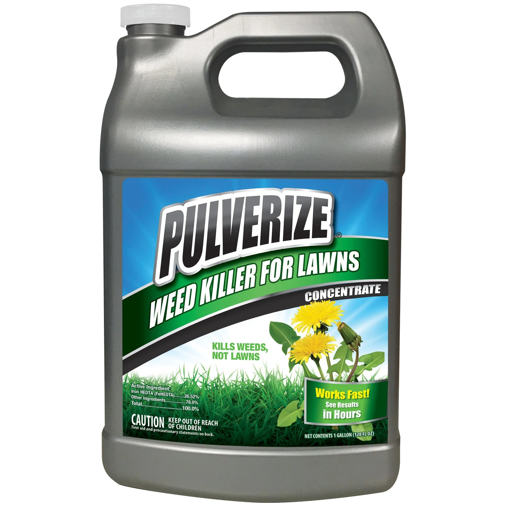 MESSINAS Pulverize 1gal Weed Killer Lawn Liquid Concentrate — Single Unit