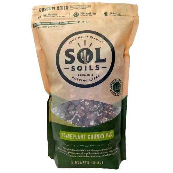 Sol Soils 2qt Houseplant Chunky Mix — Single Unit