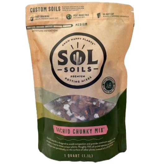 Sol Soils 1qt Orchid Chunky Mix — Single Unit
