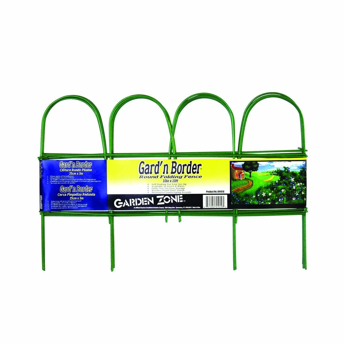 ORIGIN POINT BRANDS LLC Origin Point 10"x10' Green Round Folding Fence — Single Unit