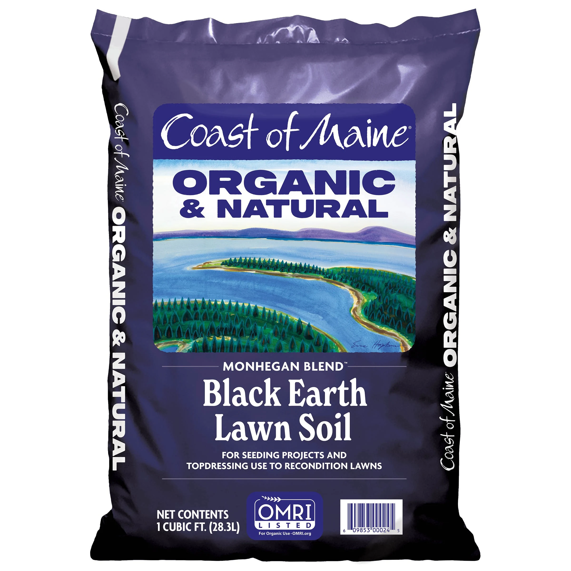 COAST OF MAINE ORGANIC PRODUCT CME 1cf Monhegan Lawn Soil — Single Unit