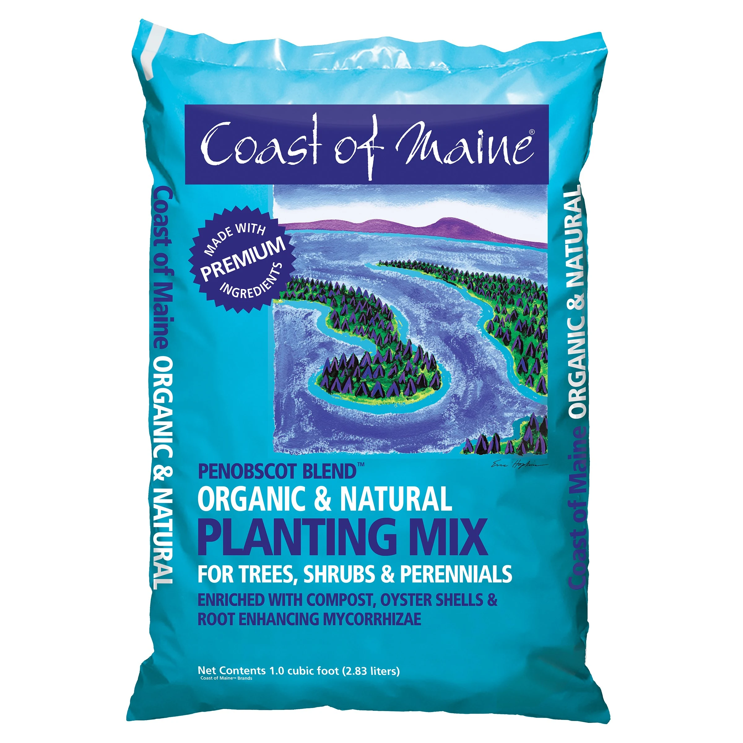 COAST OF MAINE ORGANIC PRODUCT CME 1cf Penobscot Planting Mix — Single Unit