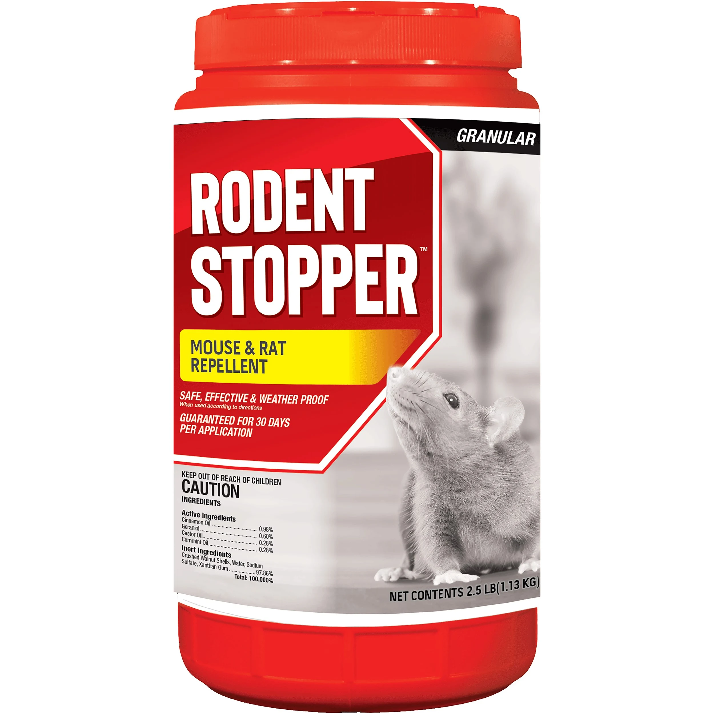MESSINAS Rodent Stopper 2.5lb Jug Repellent Shaker Granules — Single Unit