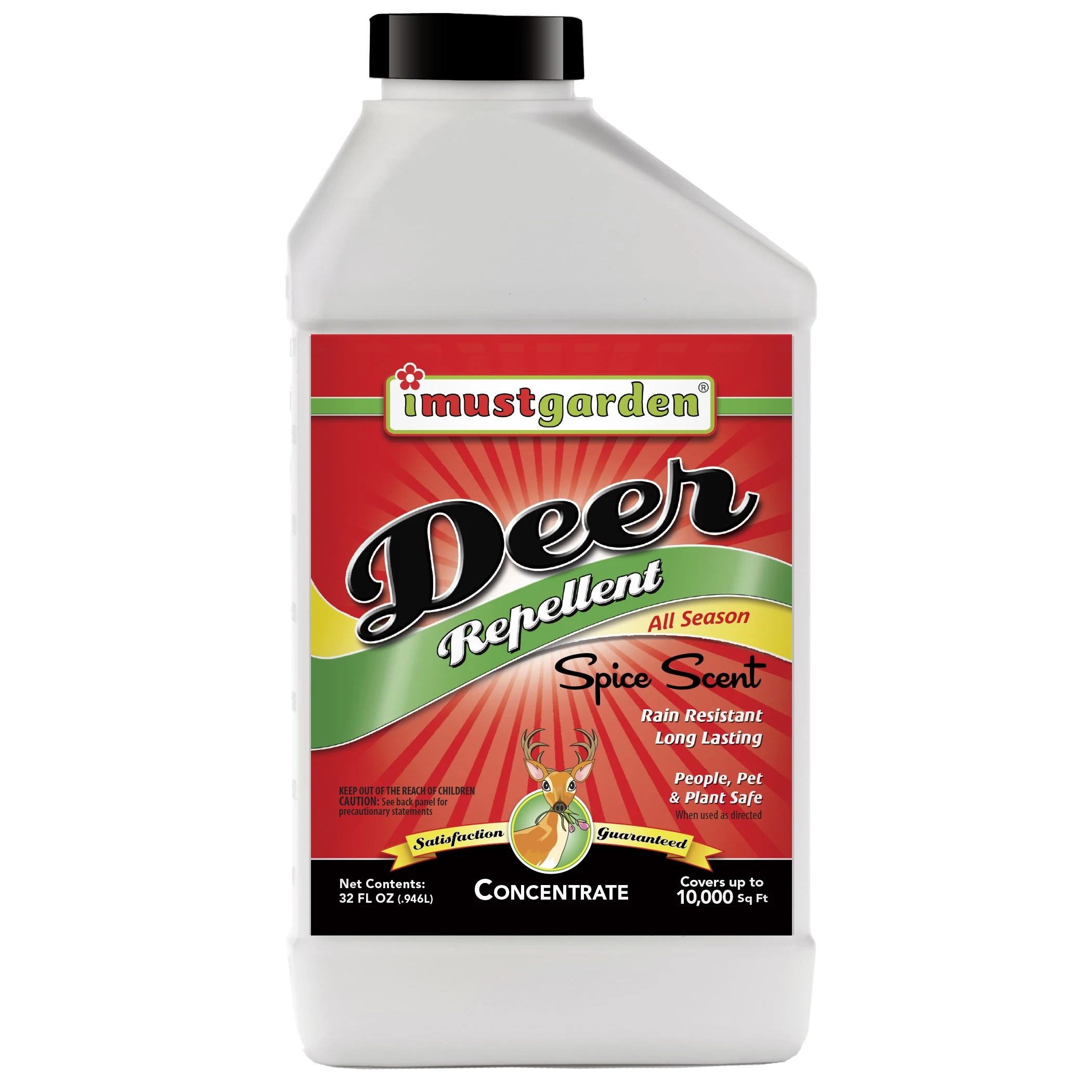 I MUST GARDEN, LLC IMG 32oz Deer Repellent All Season Spice Scent Concentrate — Single Unit