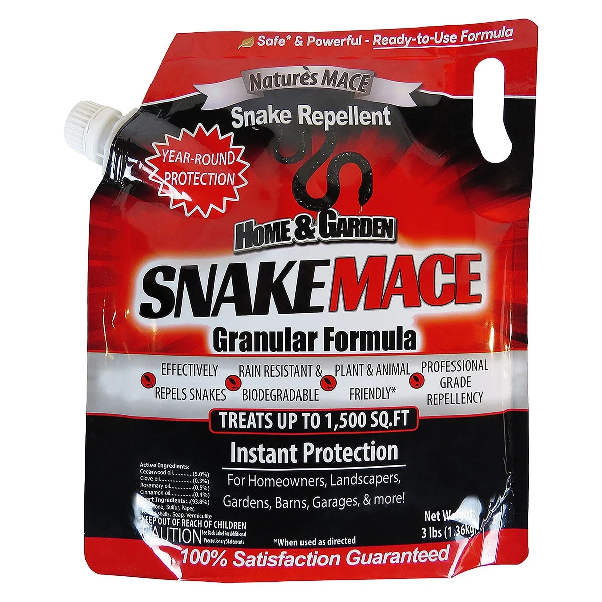 Nature's Mace 3# Snake Repellent Granules — Single Unit