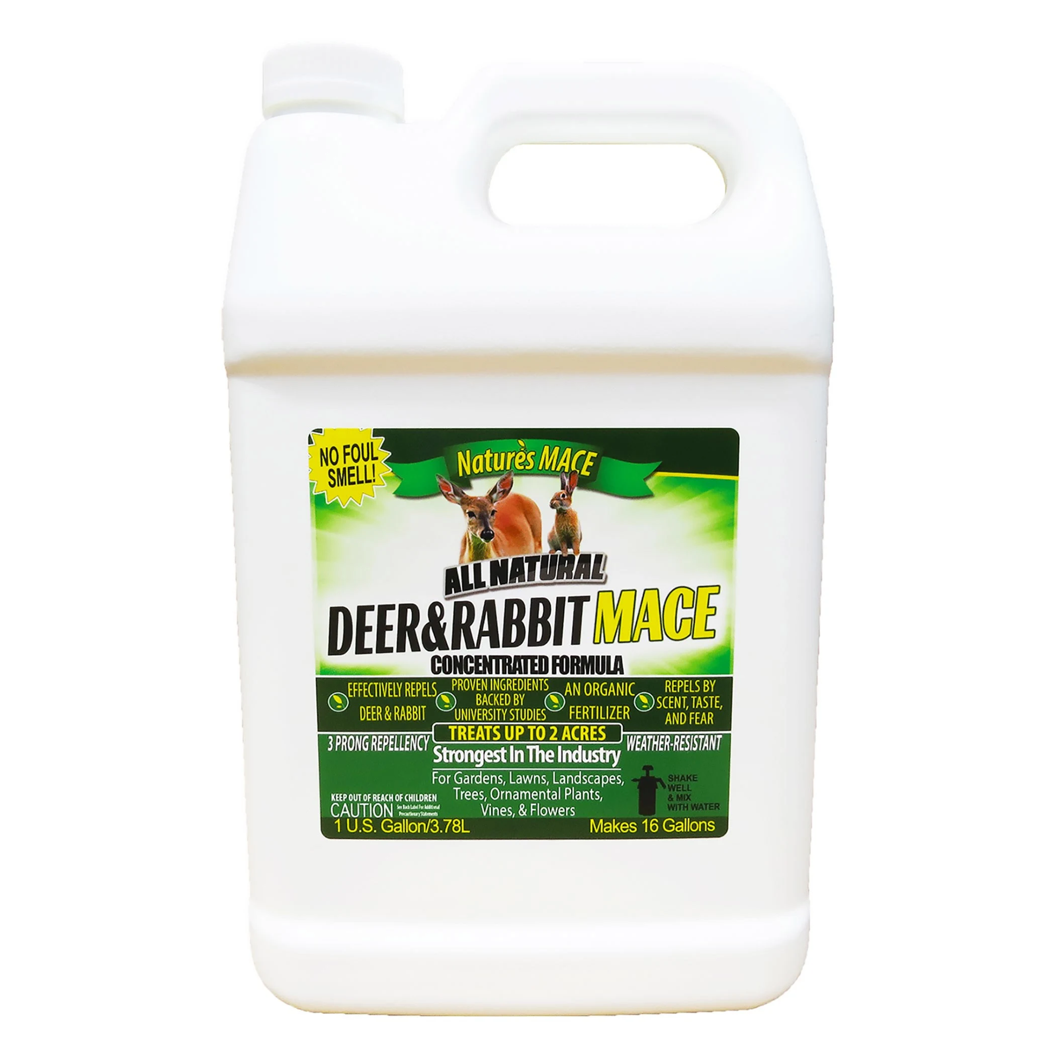 Nature's Mace 1gal Deer & Rabbit Repellent Concentrate — Single Unit