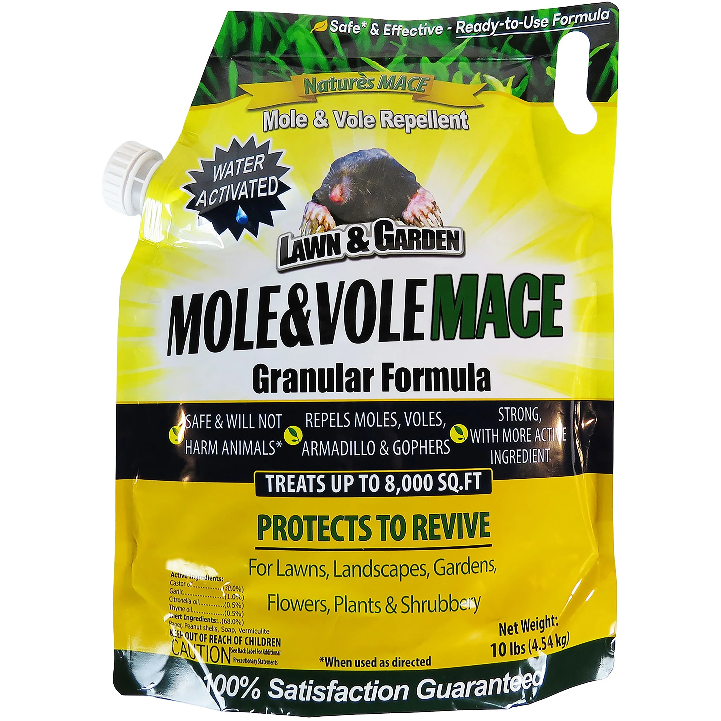 Nature's Mace 10# Mole Repellent Granules — Single Unit